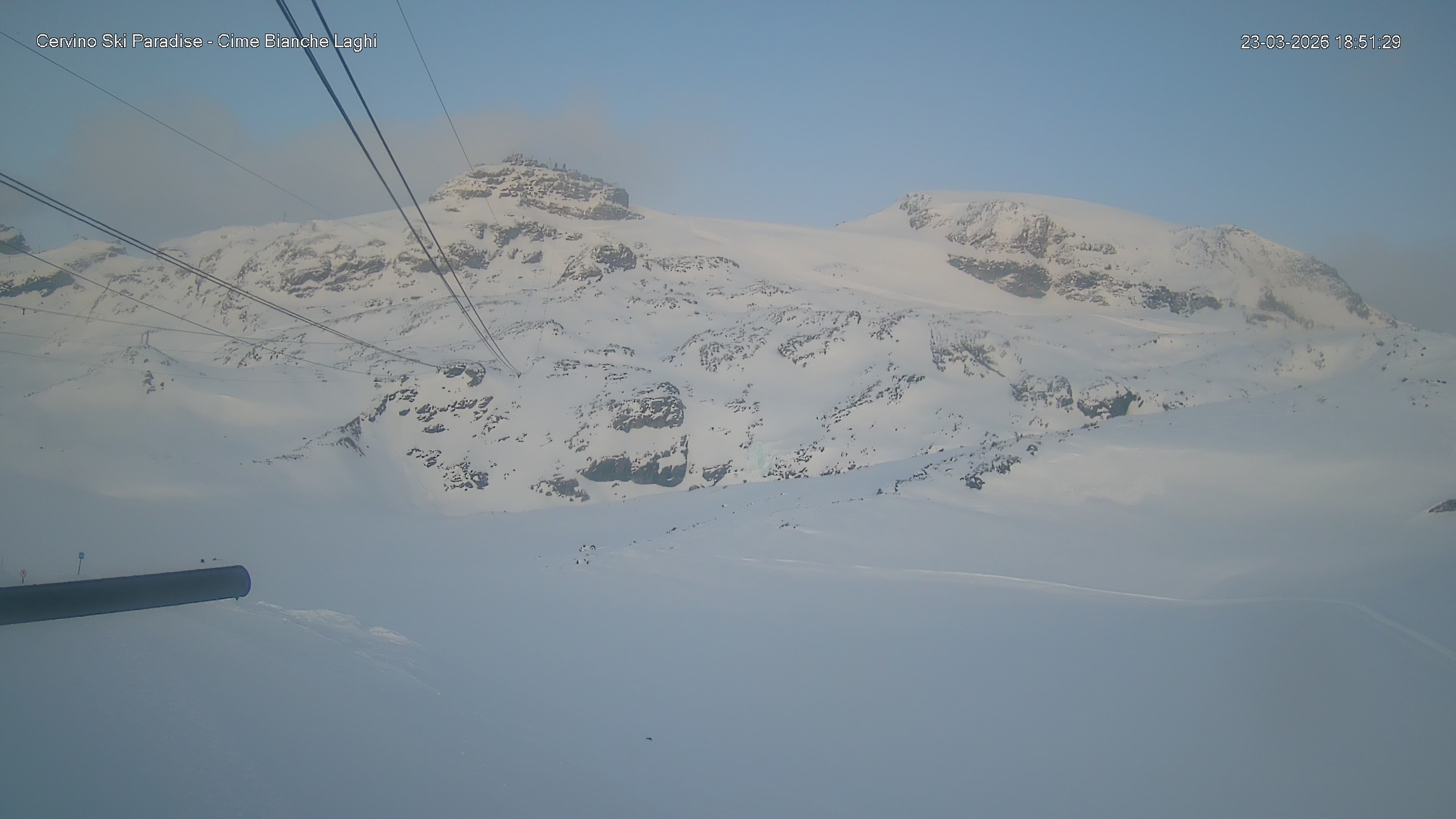 Archiv Foto Webcam Cervinia - Cime Bianche Laghi
