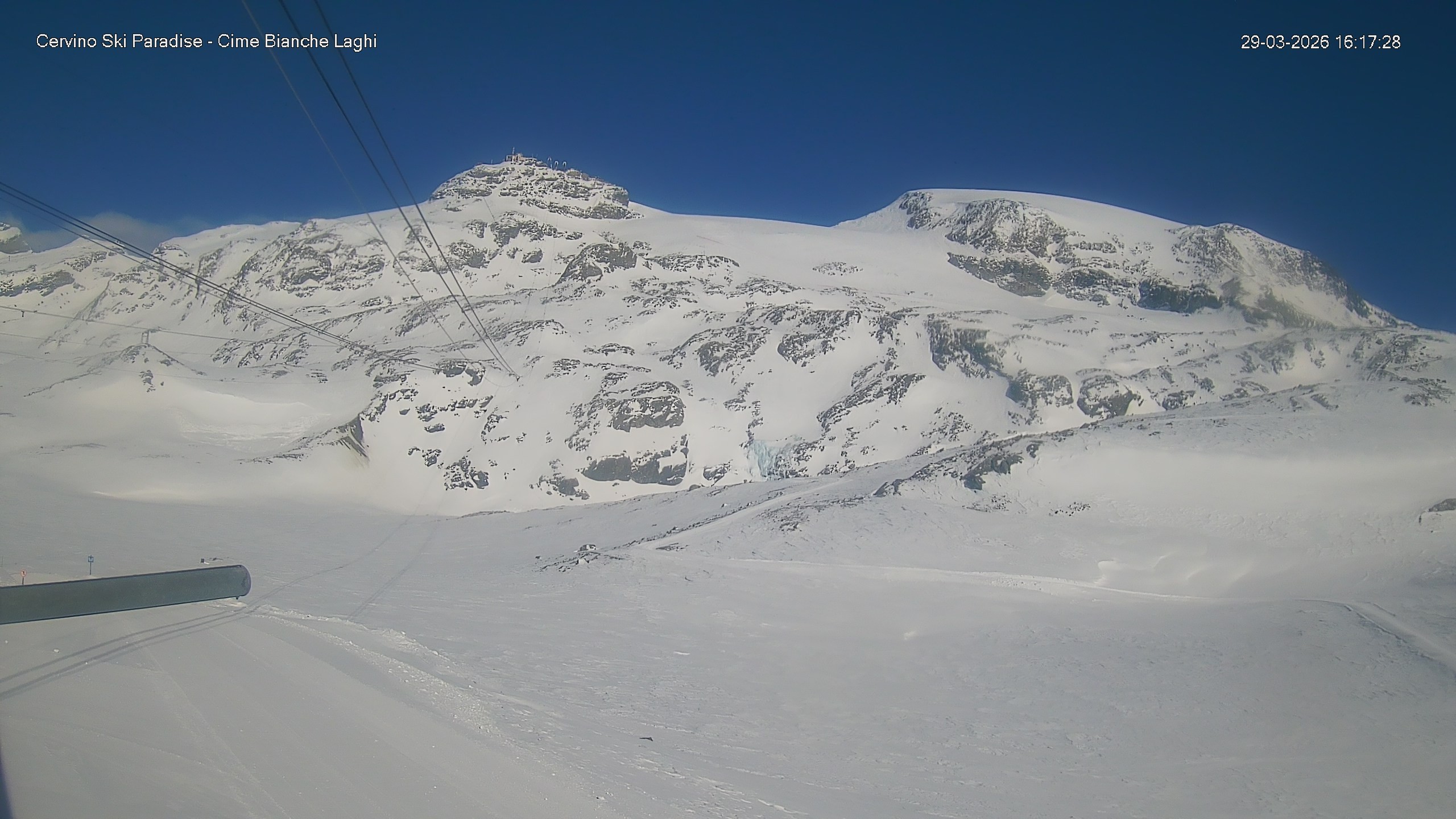 Archiv Foto Webcam Cervinia - Cime Bianche Laghi