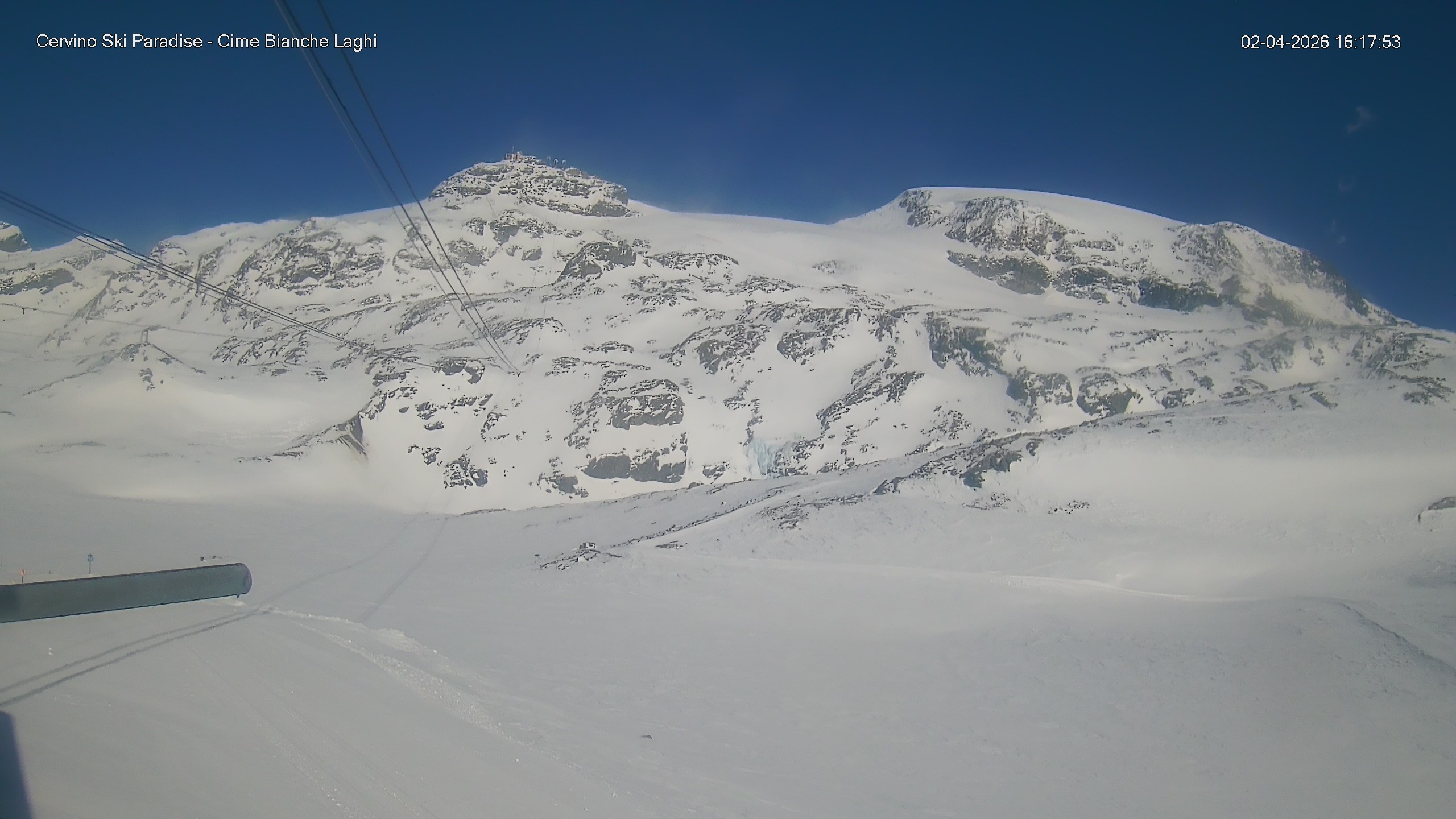 Archiv Foto Webcam Cervinia - Cime Bianche Laghi