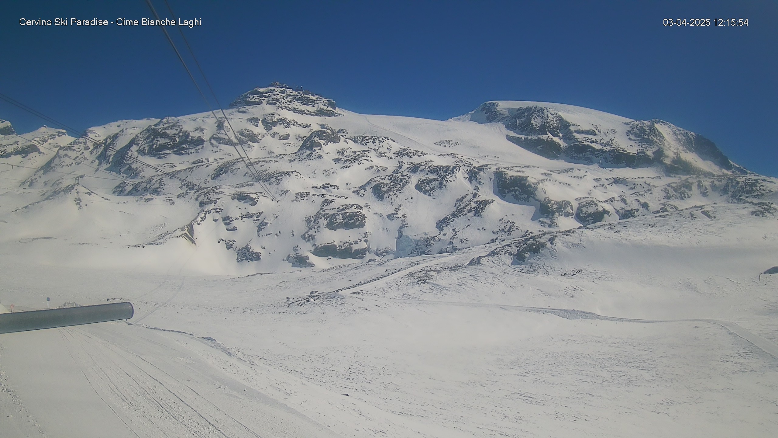 Archiv Foto Webcam Cervinia - Cime Bianche Laghi