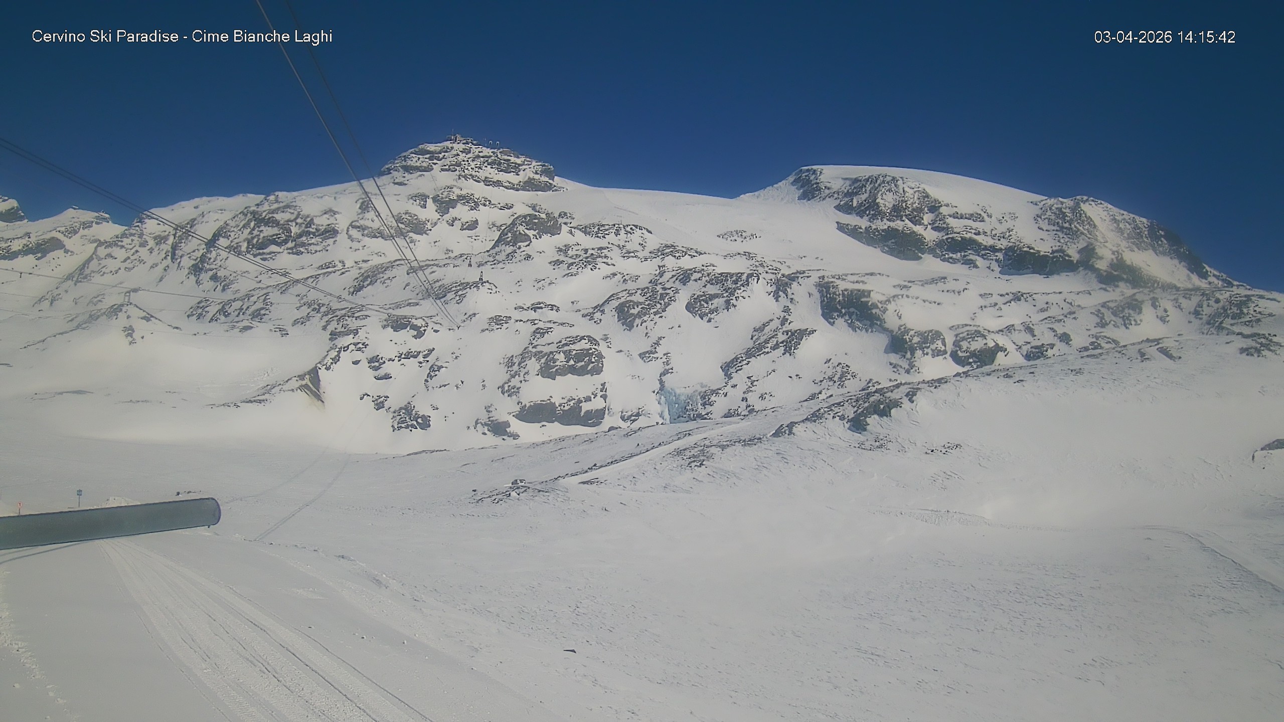 Archiv Foto Webcam Cervinia - Cime Bianche Laghi
