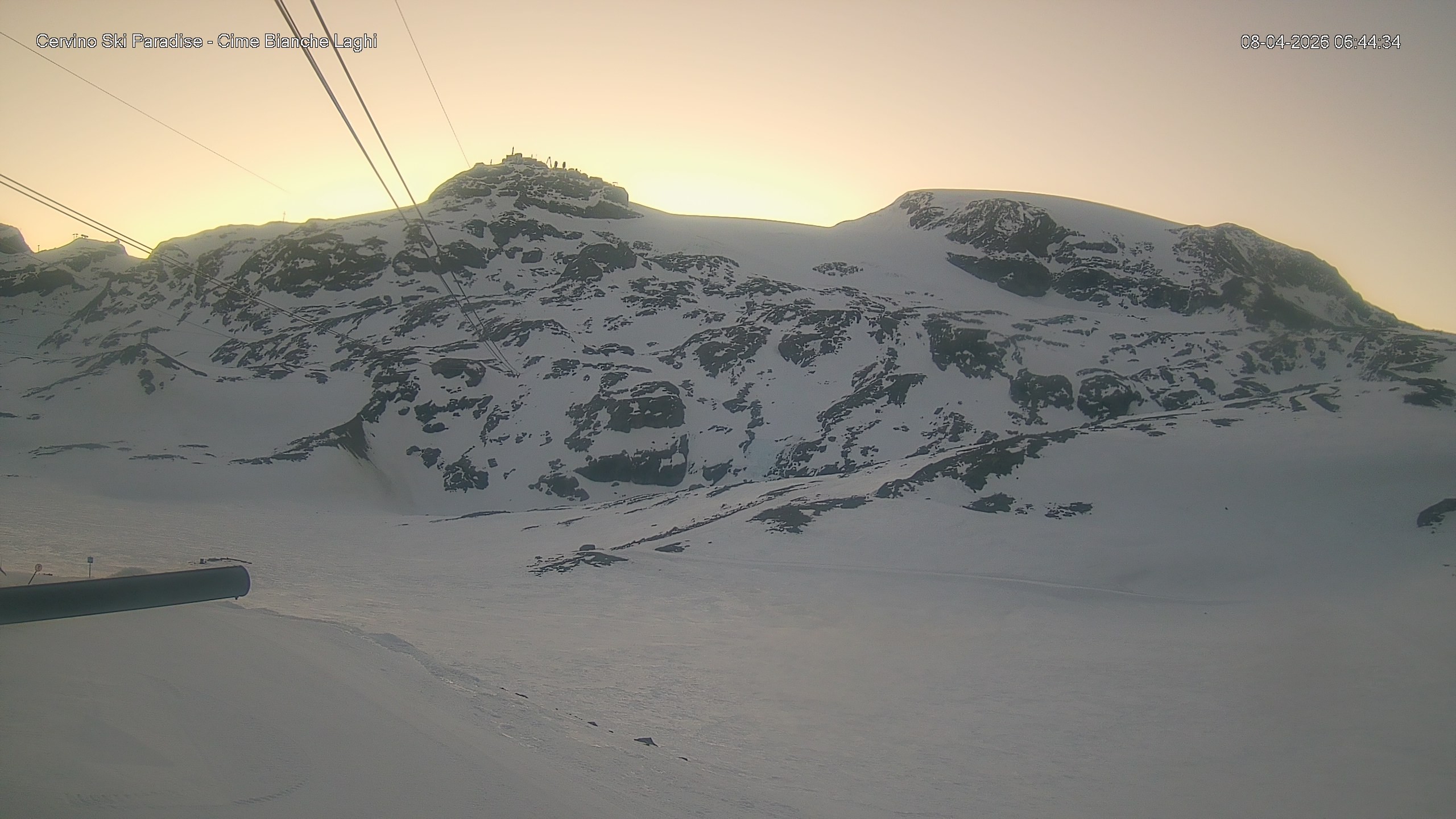 Archiv Foto Webcam Cervinia - Cime Bianche Laghi