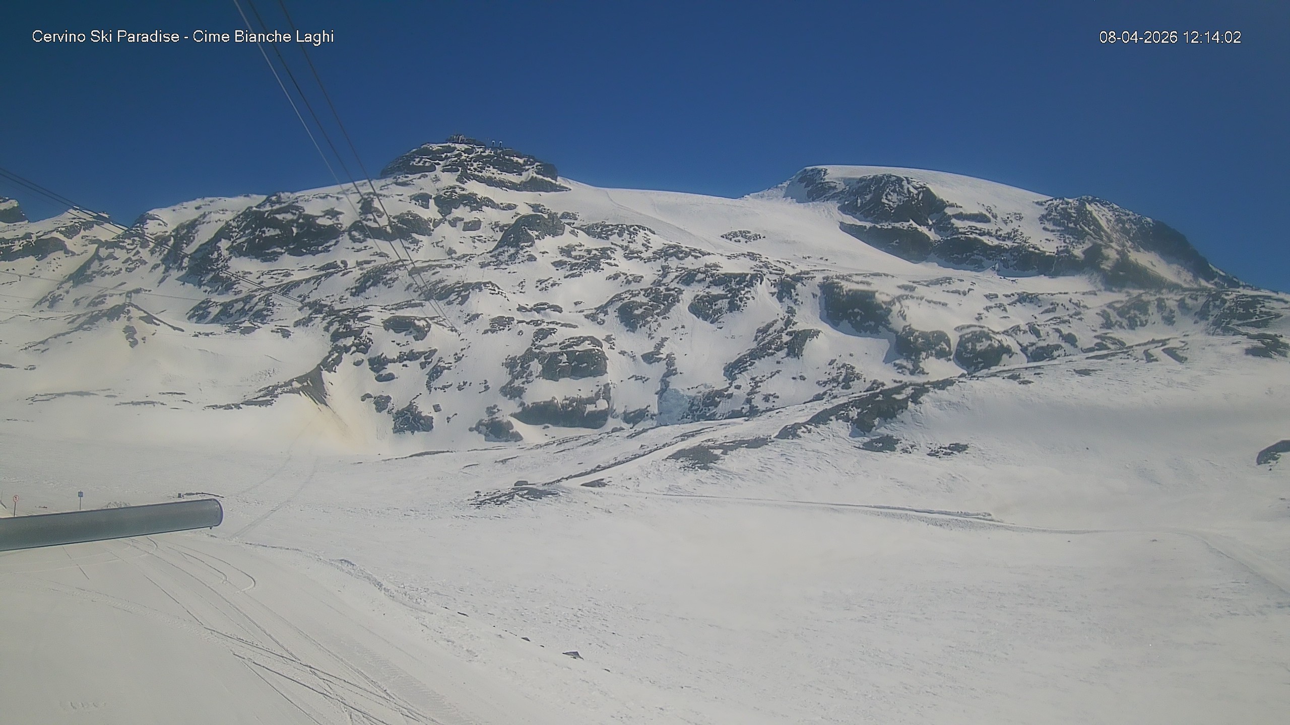 Archiv Foto Webcam Cervinia - Cime Bianche Laghi