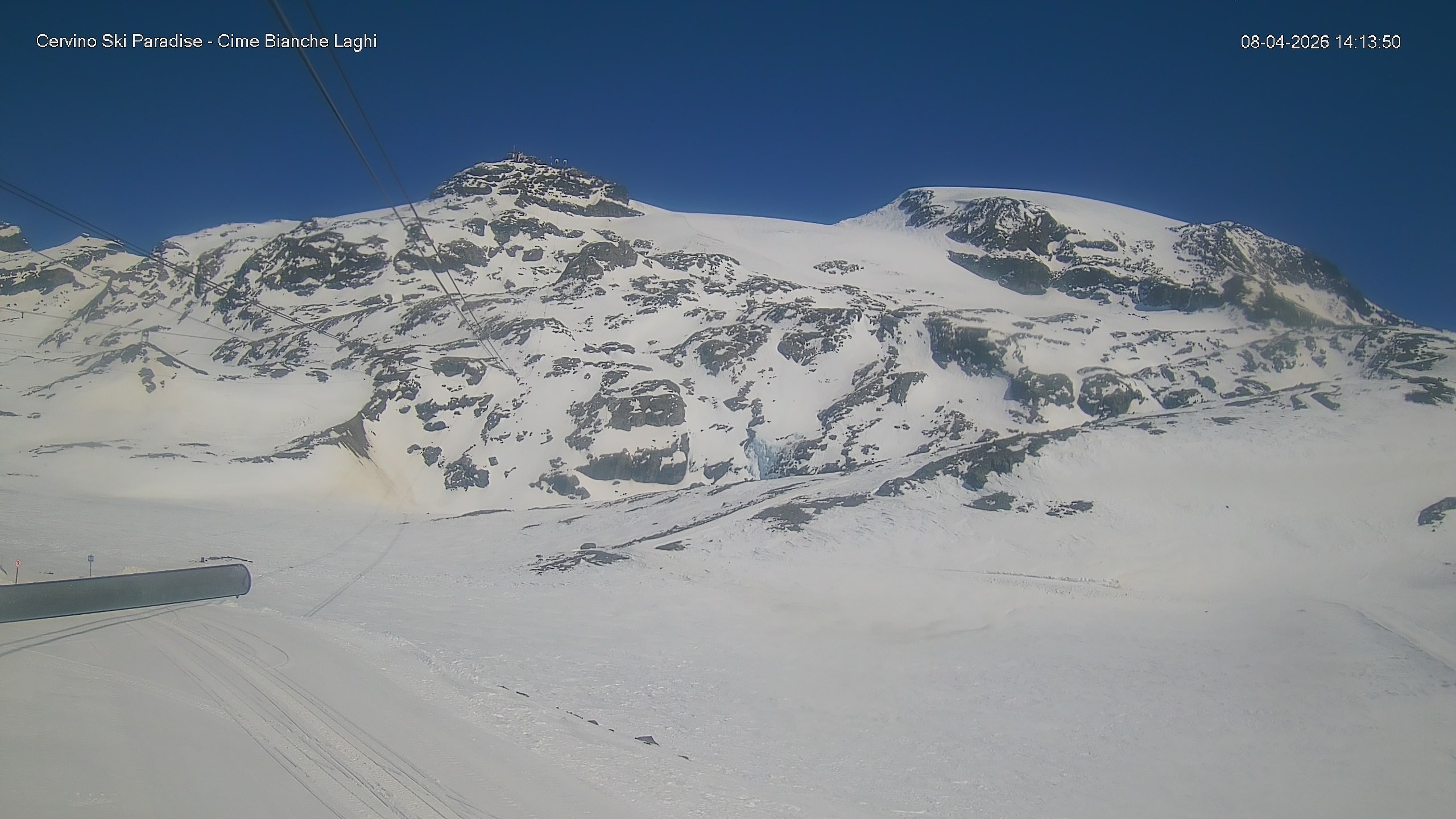 Archiv Foto Webcam Cervinia - Cime Bianche Laghi