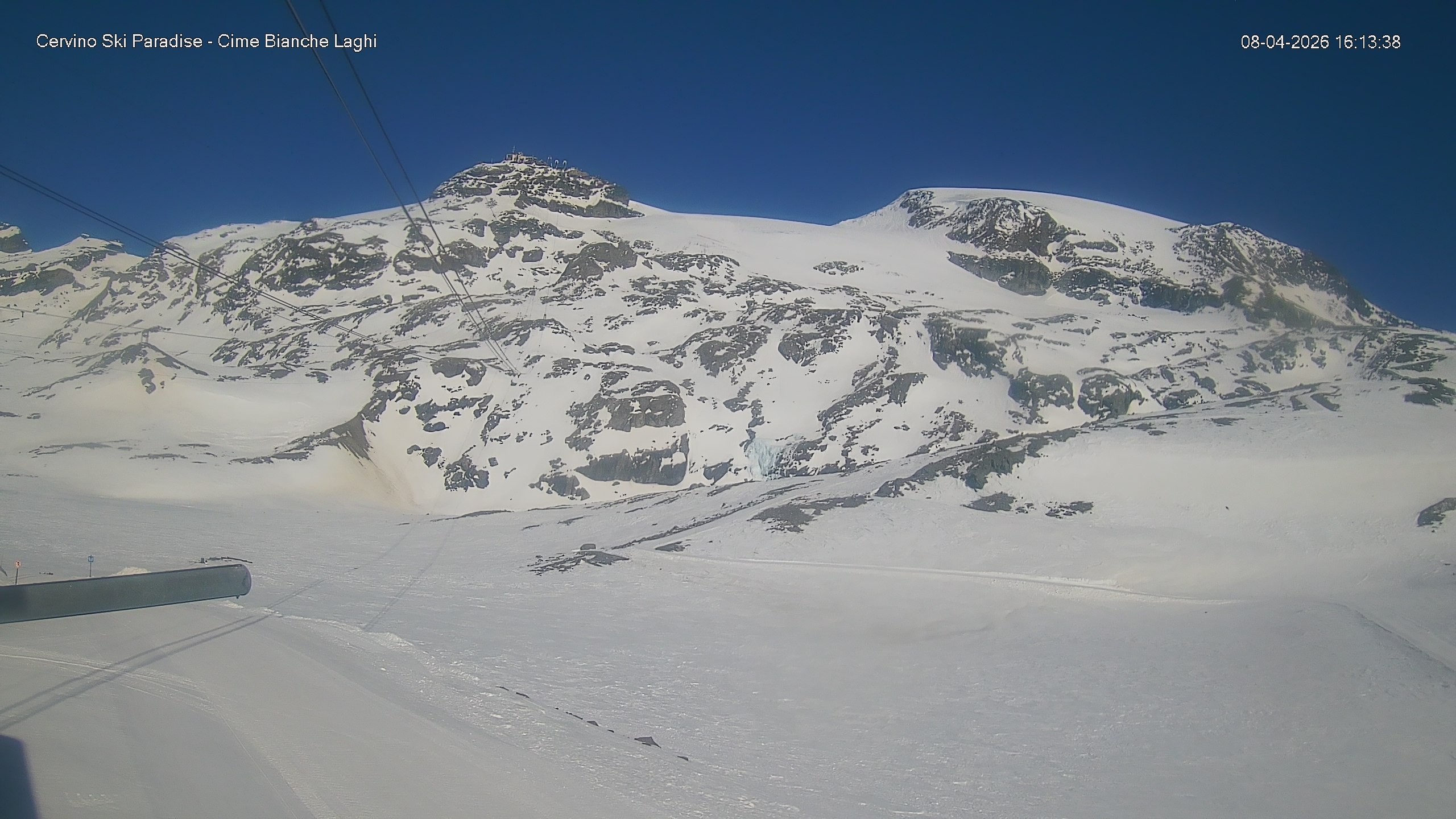 Archiv Foto Webcam Cervinia - Cime Bianche Laghi