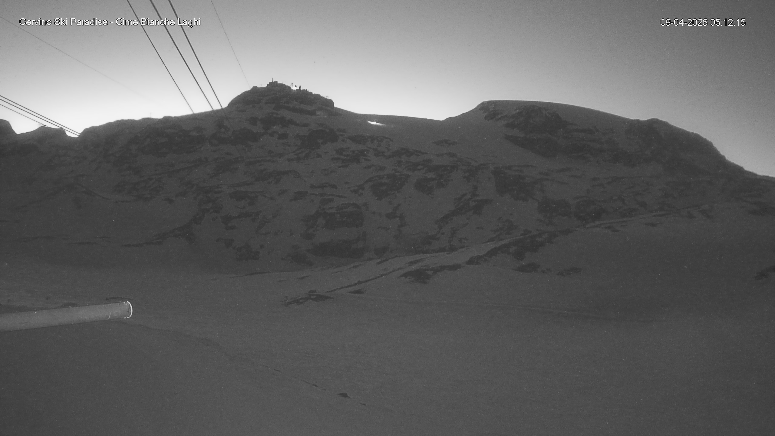 Archiv Foto Webcam Cervinia - Cime Bianche Laghi