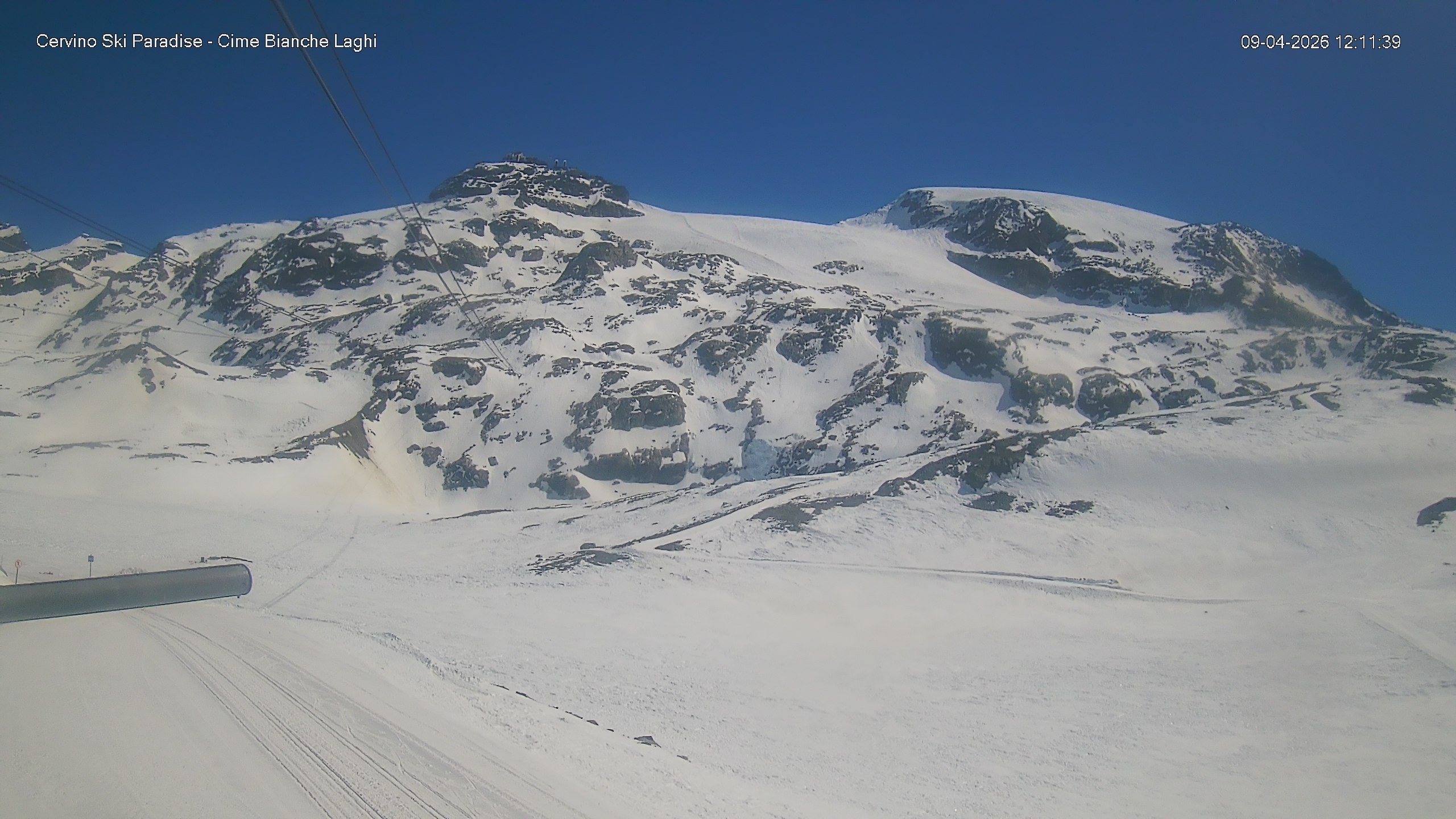 Archiv Foto Webcam Cervinia - Cime Bianche Laghi