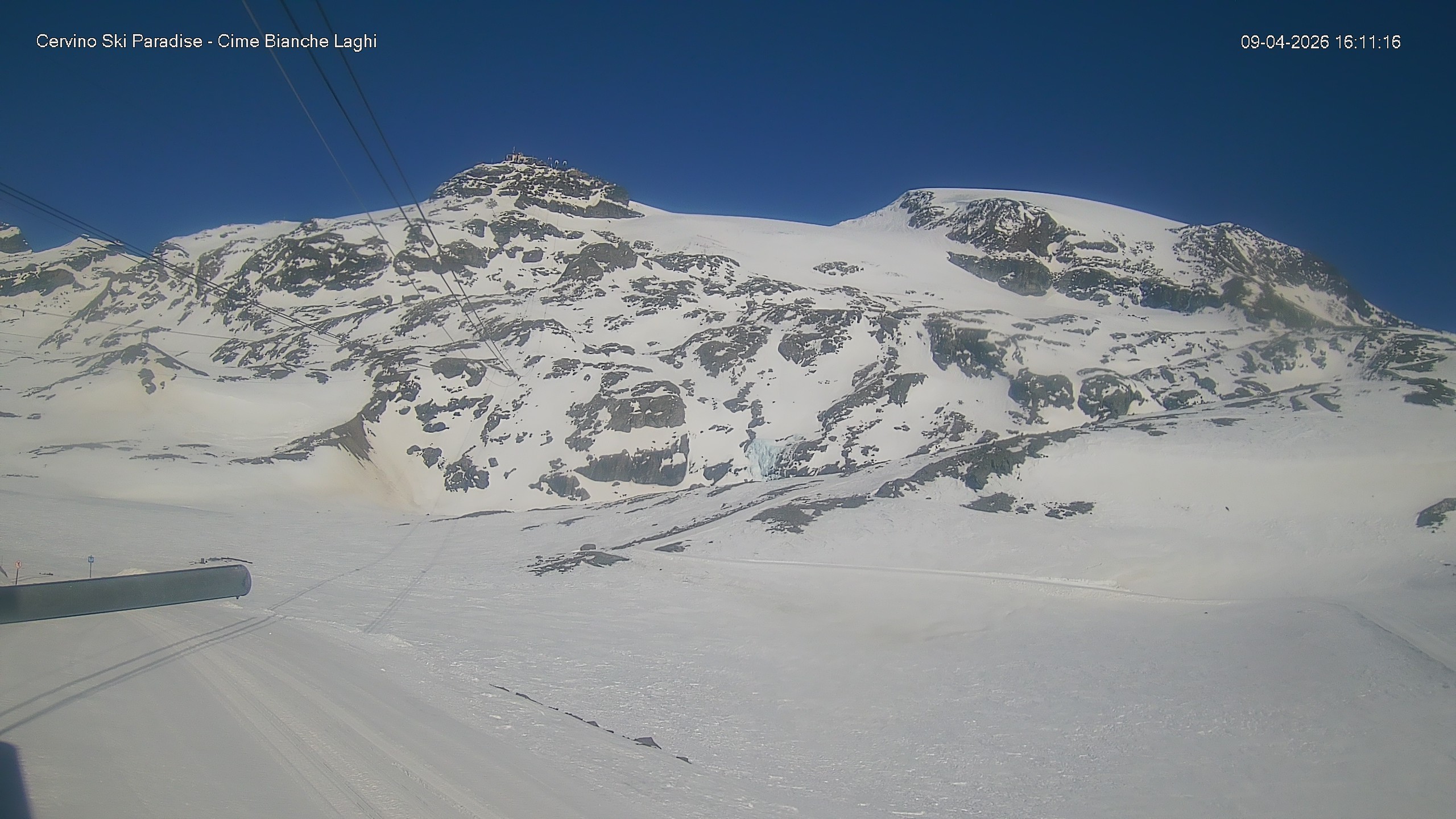 Archiv Foto Webcam Cervinia - Cime Bianche Laghi