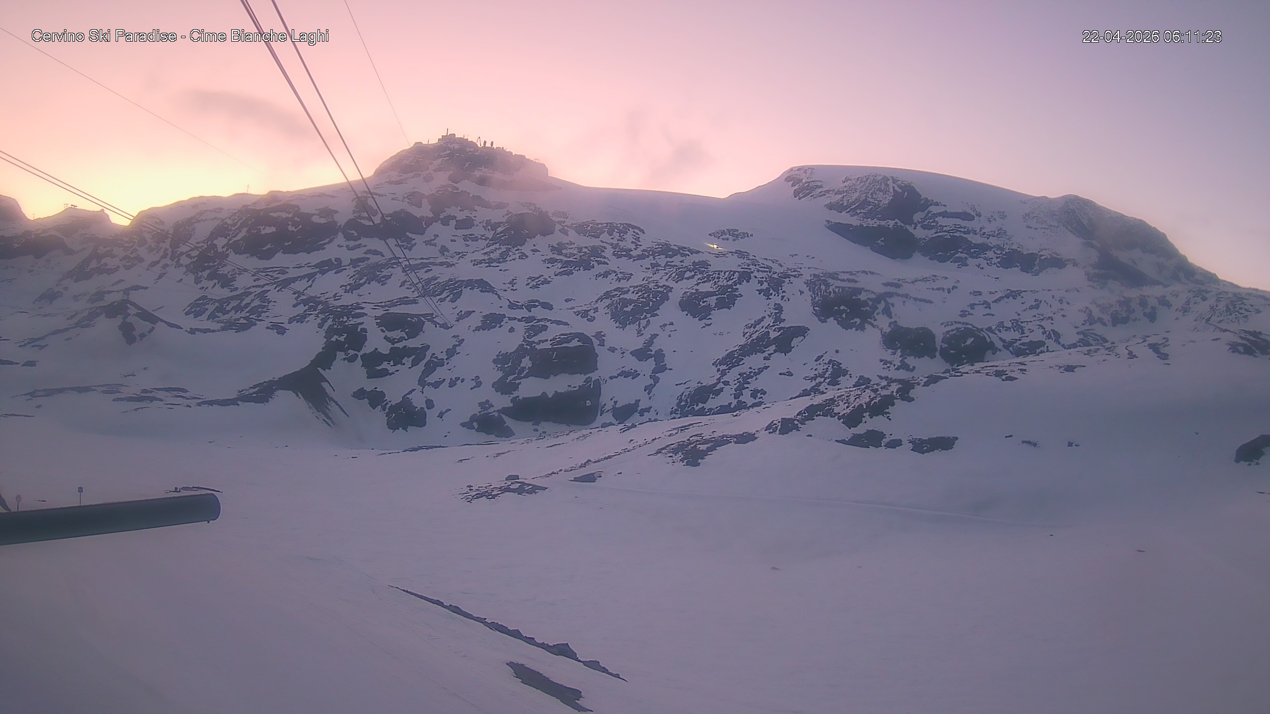 Archived image Webcam Cime Bianche Laghi