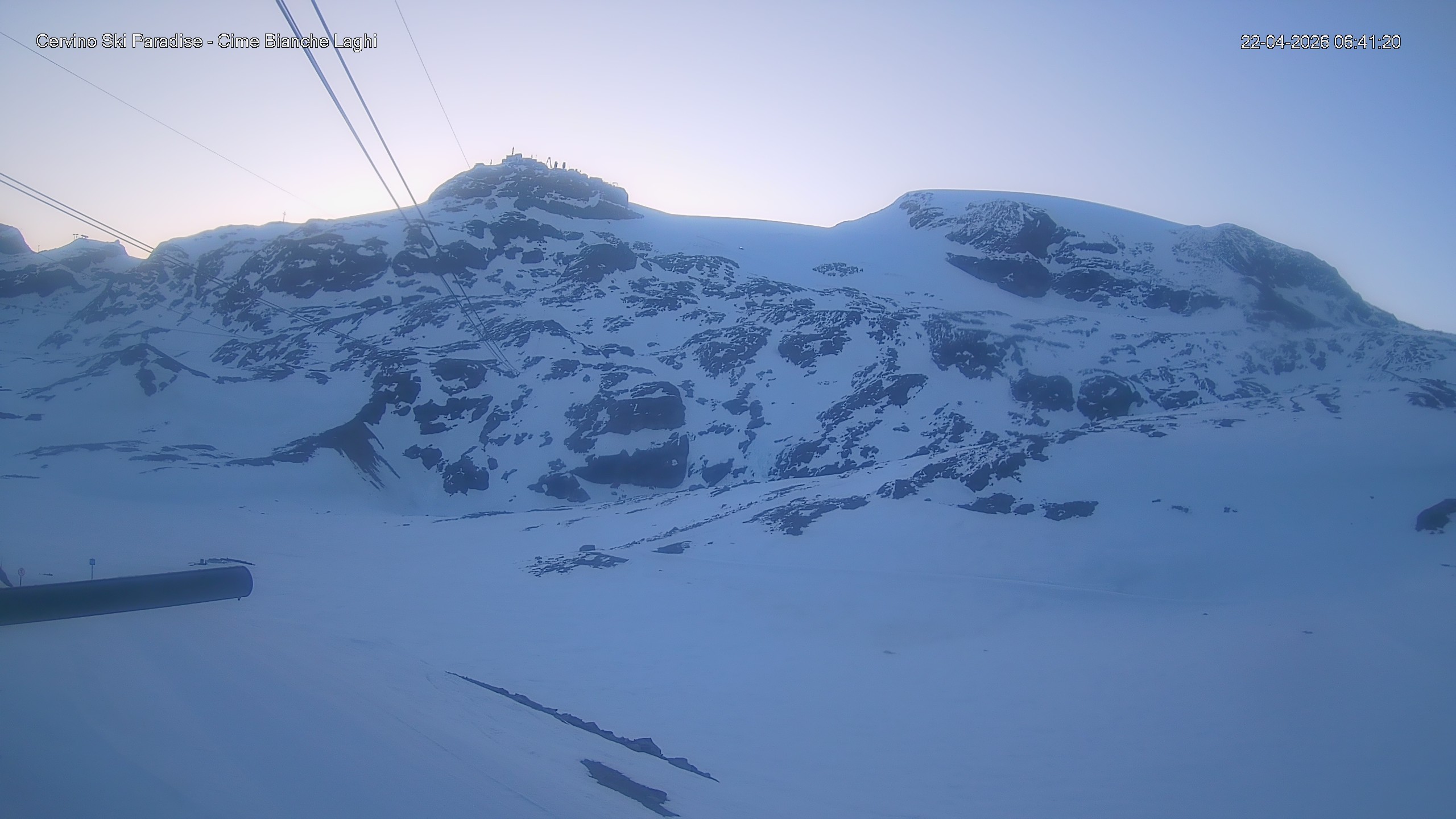 Archived image Webcam Cime Bianche Laghi