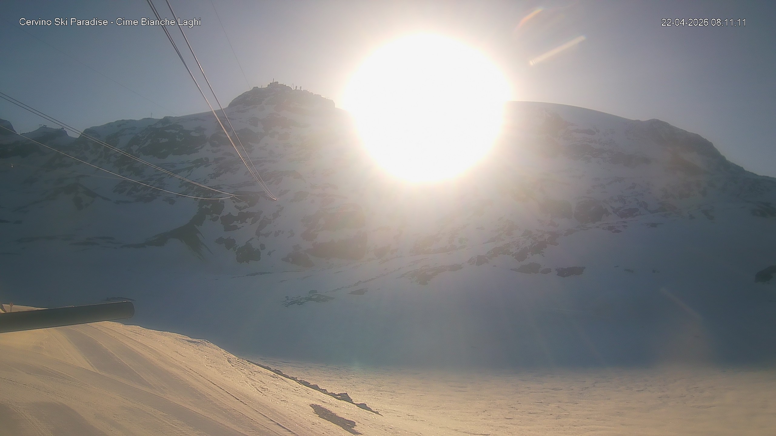 Archived image Webcam Cime Bianche Laghi