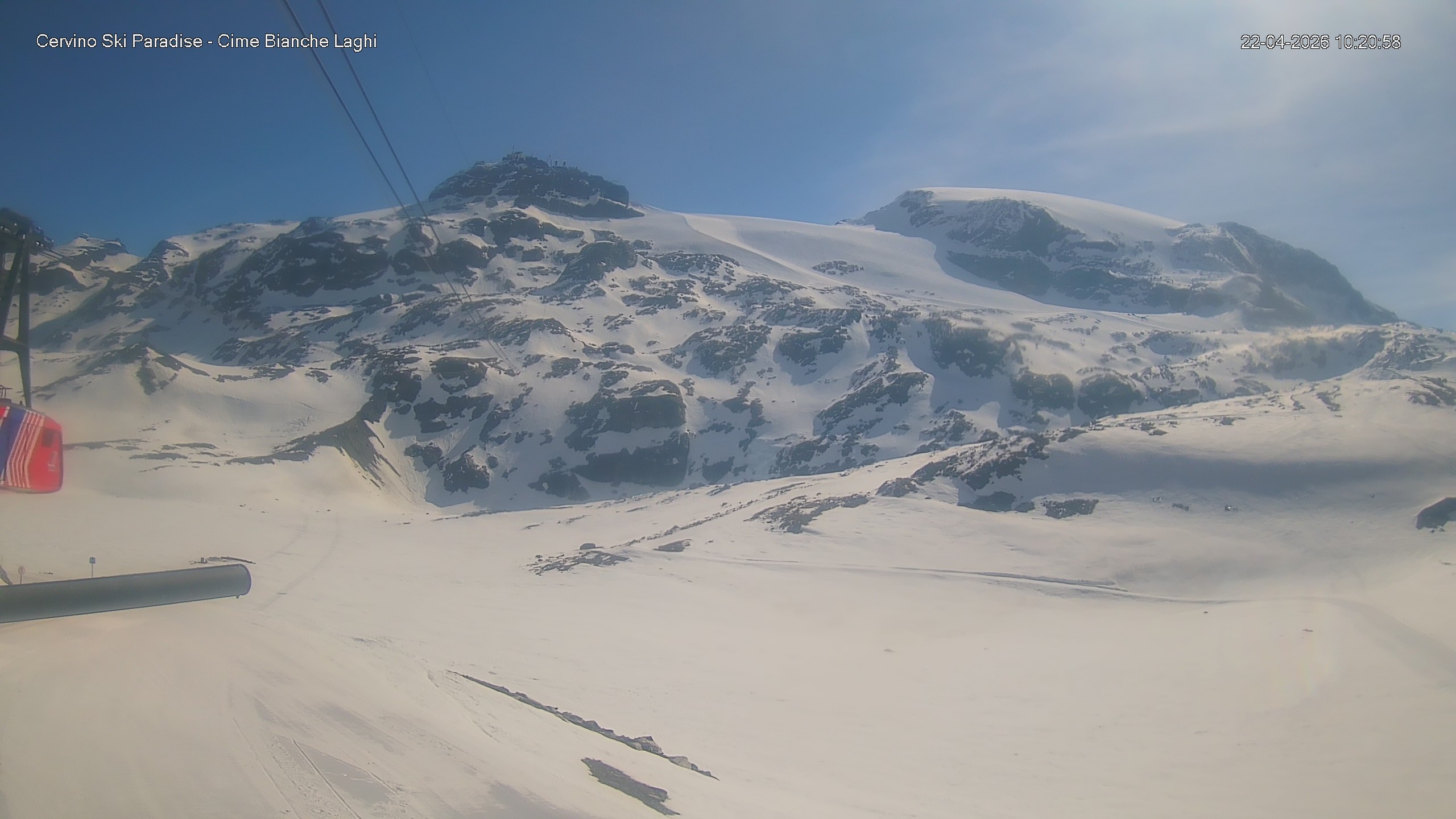 Archived image Webcam Cime Bianche Laghi