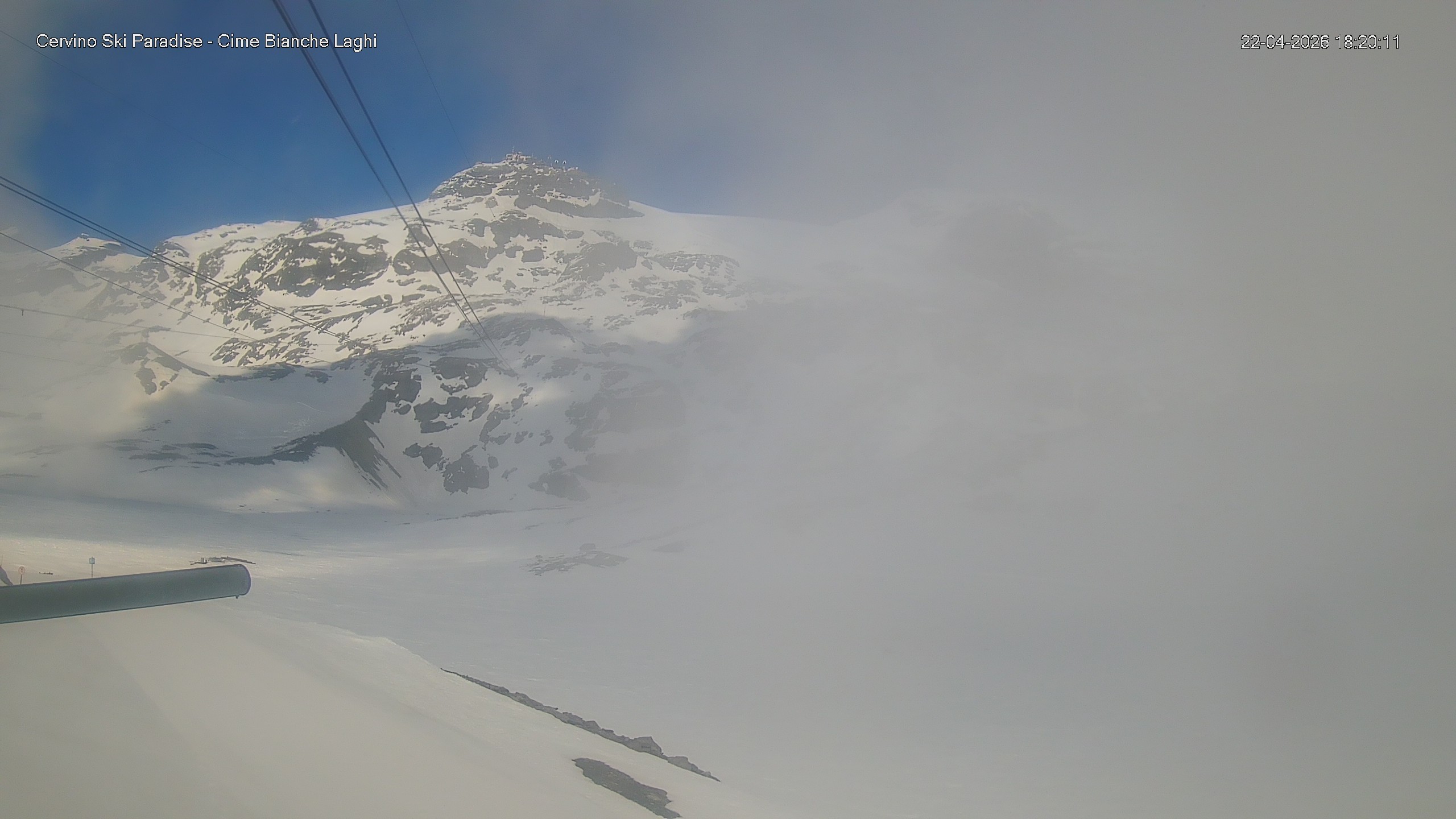 Archived image Webcam Cime Bianche Laghi