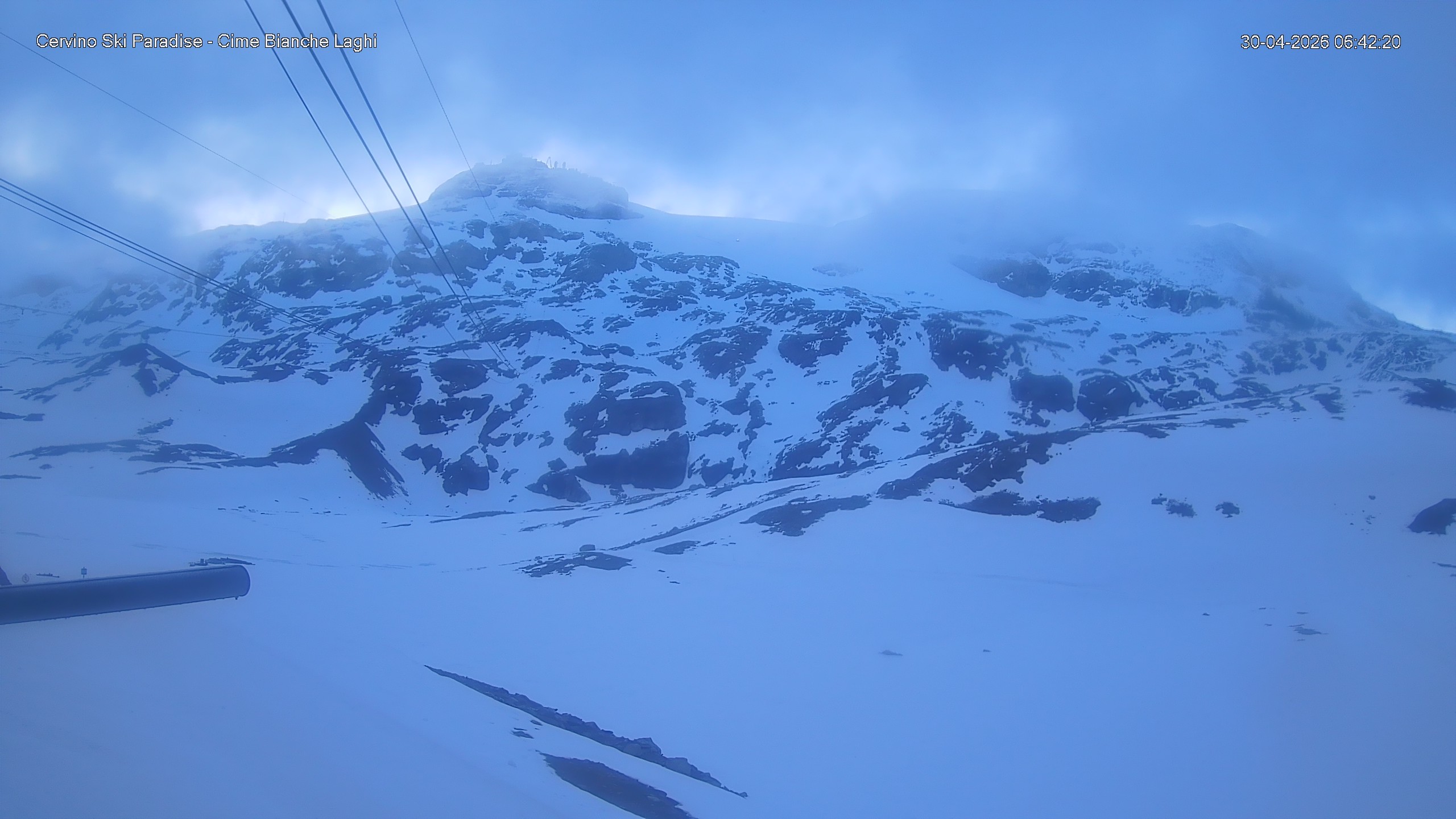 Archived image Webcam Cime Bianche Laghi