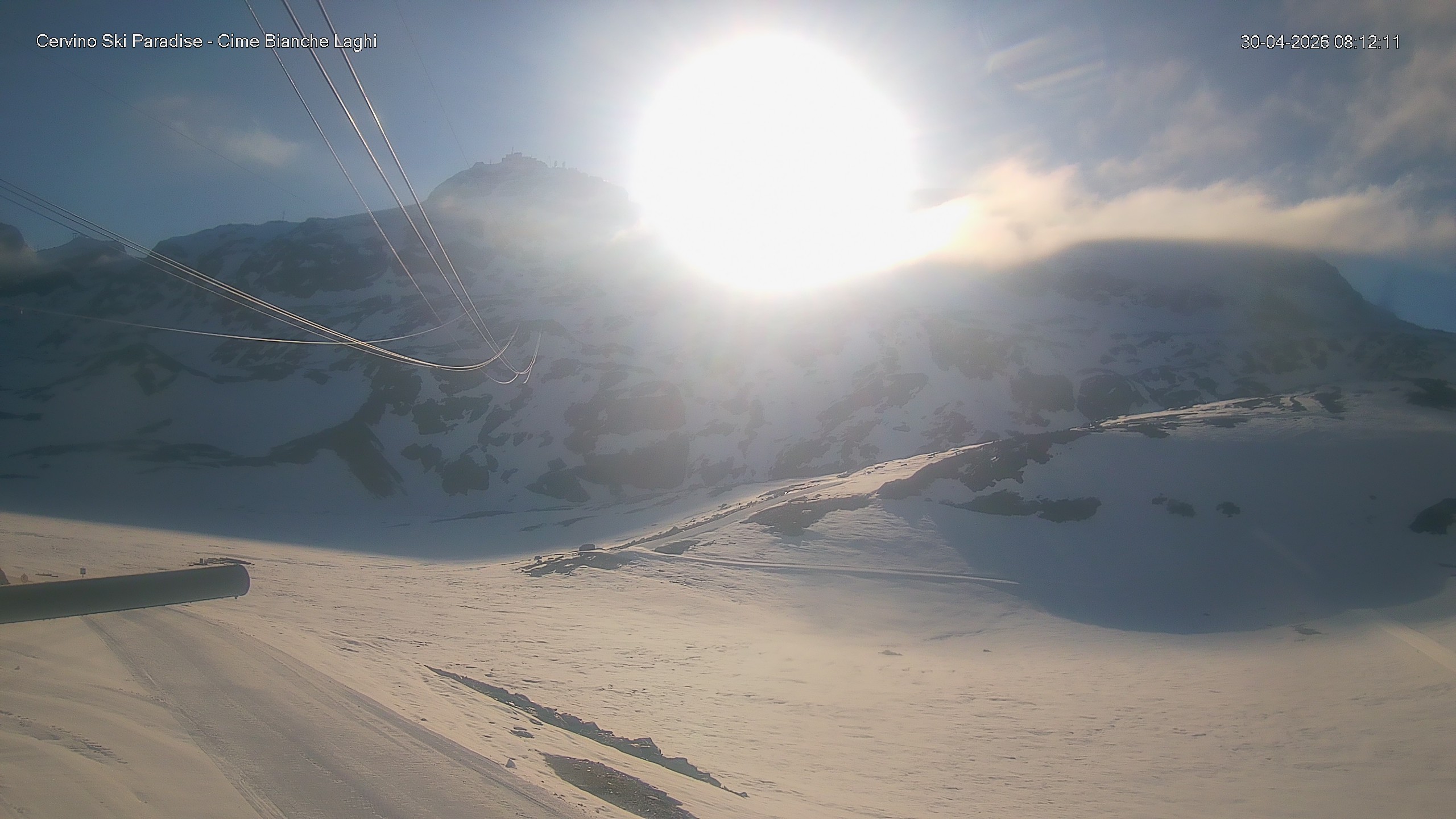 Archived image Webcam Cime Bianche Laghi