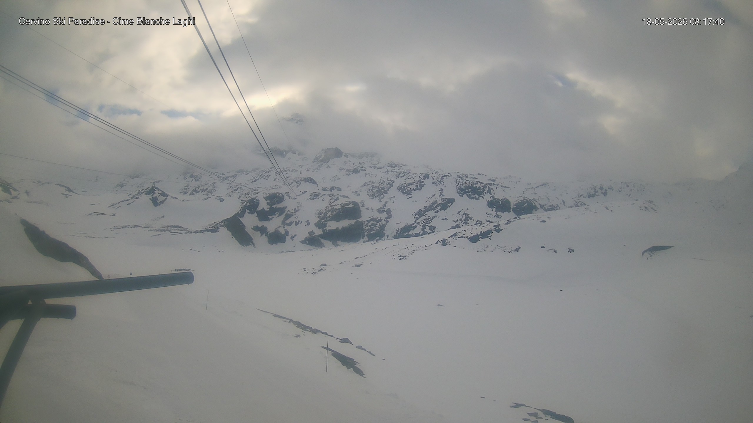 Archiv Foto Webcam Cervinia - Cime Bianche Laghi