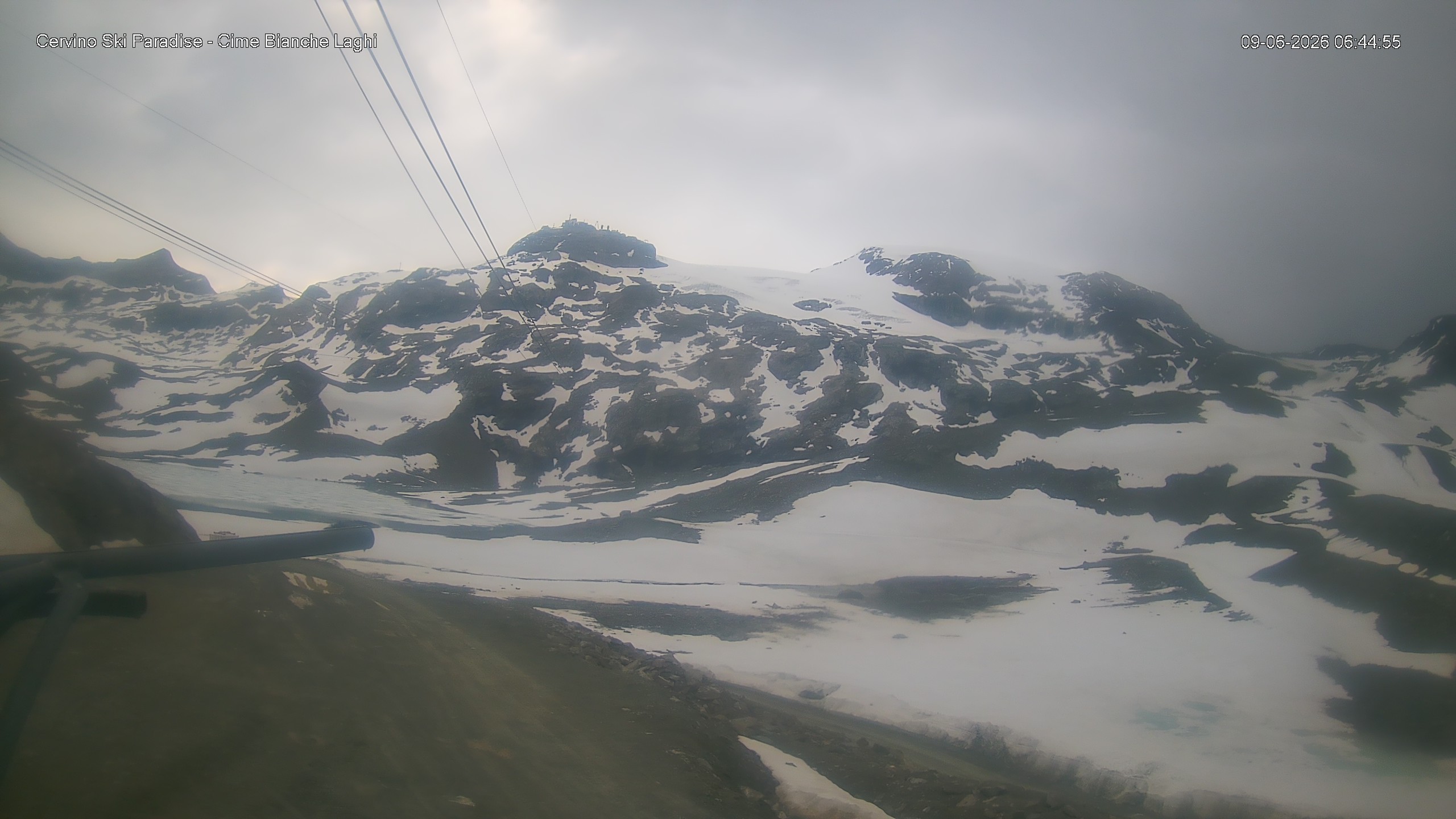 Archiv Foto Webcam Cervinia - Cime Bianche Laghi