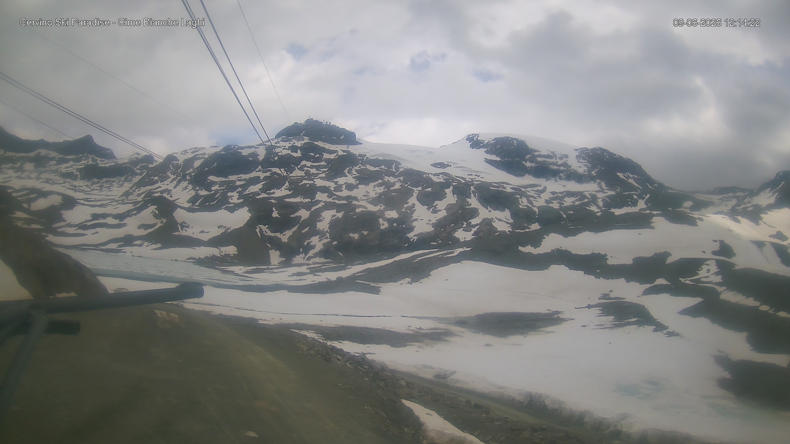 Archiv Foto Webcam Cervinia - Cime Bianche Laghi