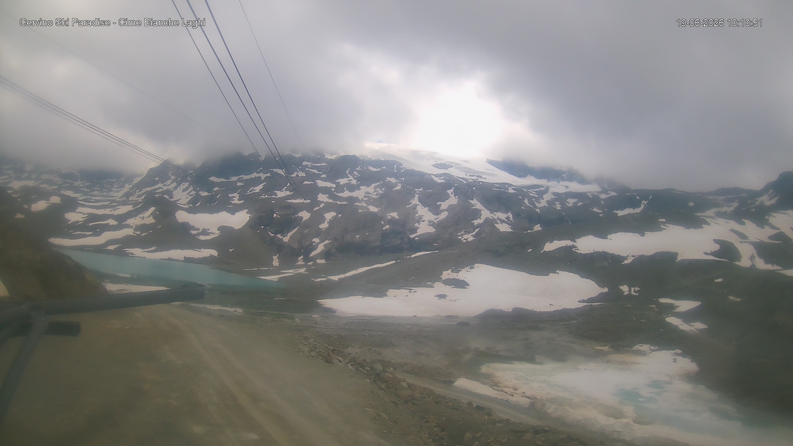 Archiv Foto Webcam Cervinia - Cime Bianche Laghi