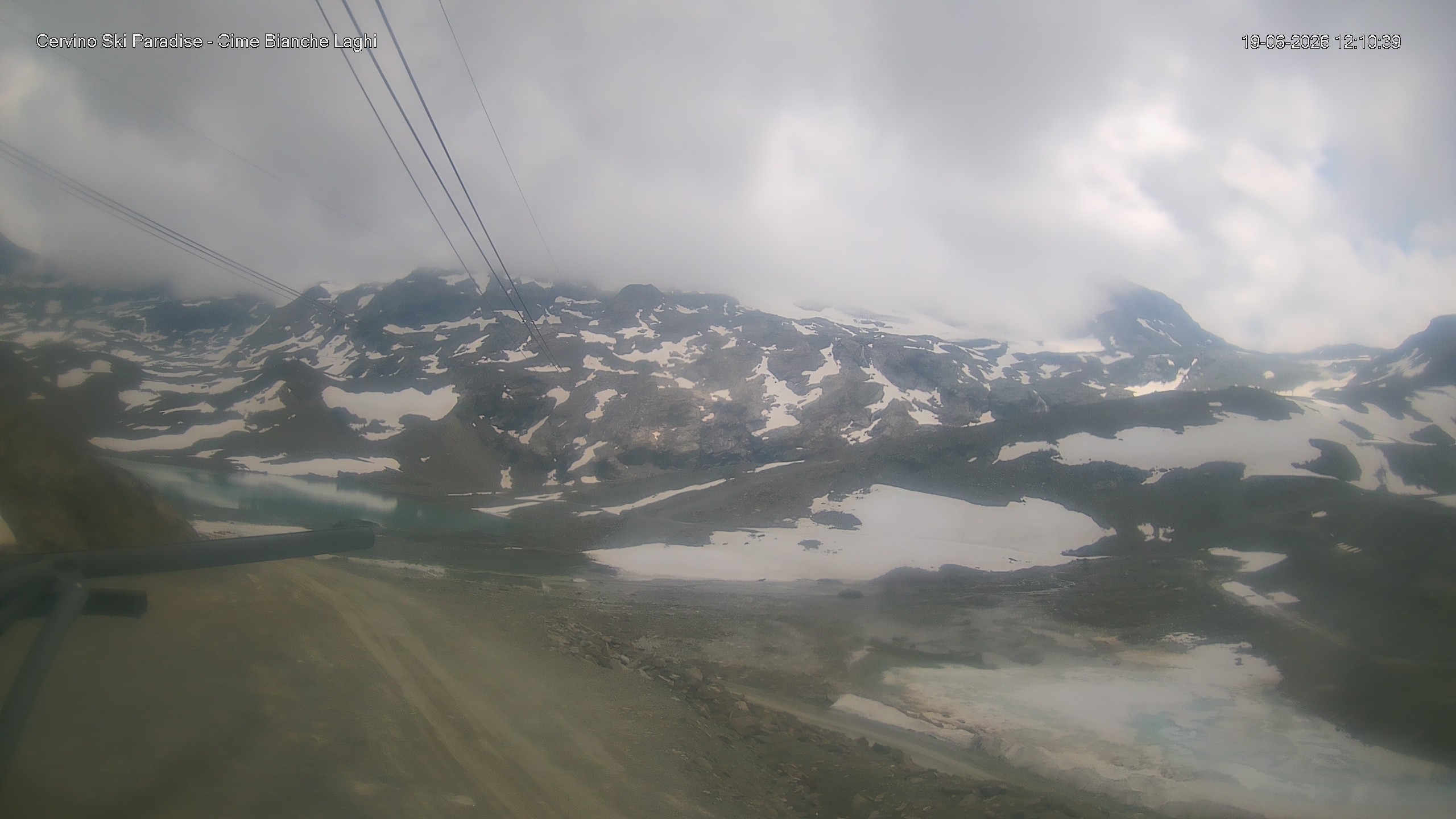 Archiv Foto Webcam Cervinia - Cime Bianche Laghi