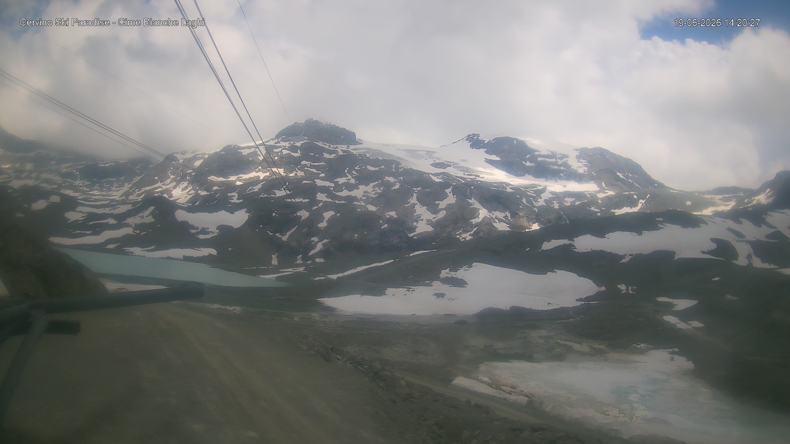 Archiv Foto Webcam Cervinia - Cime Bianche Laghi