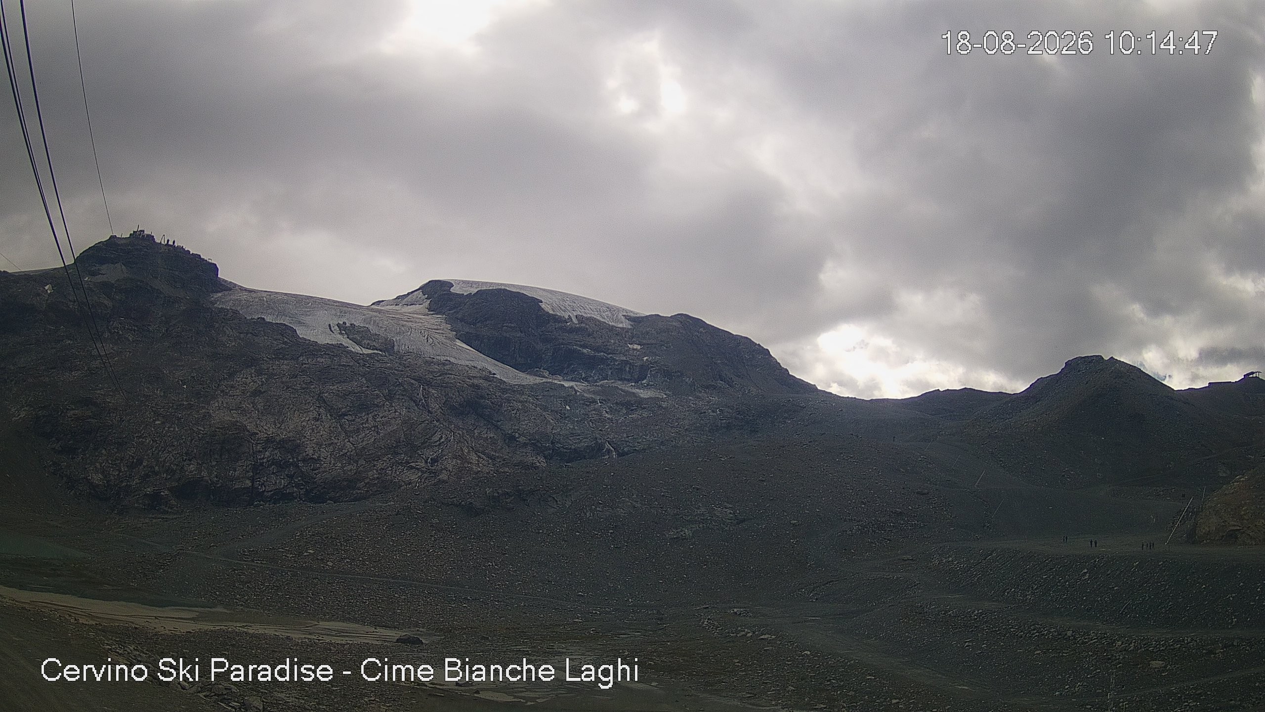 Archiv Foto Webcam Cervinia - Cime Bianche Laghi