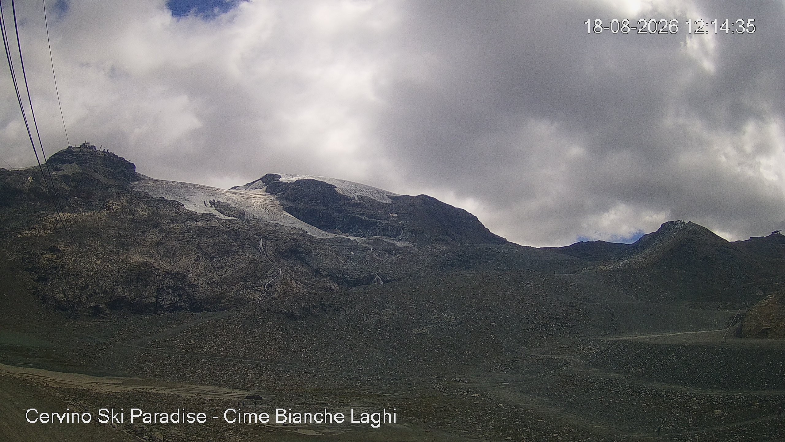 Archiv Foto Webcam Cervinia - Cime Bianche Laghi