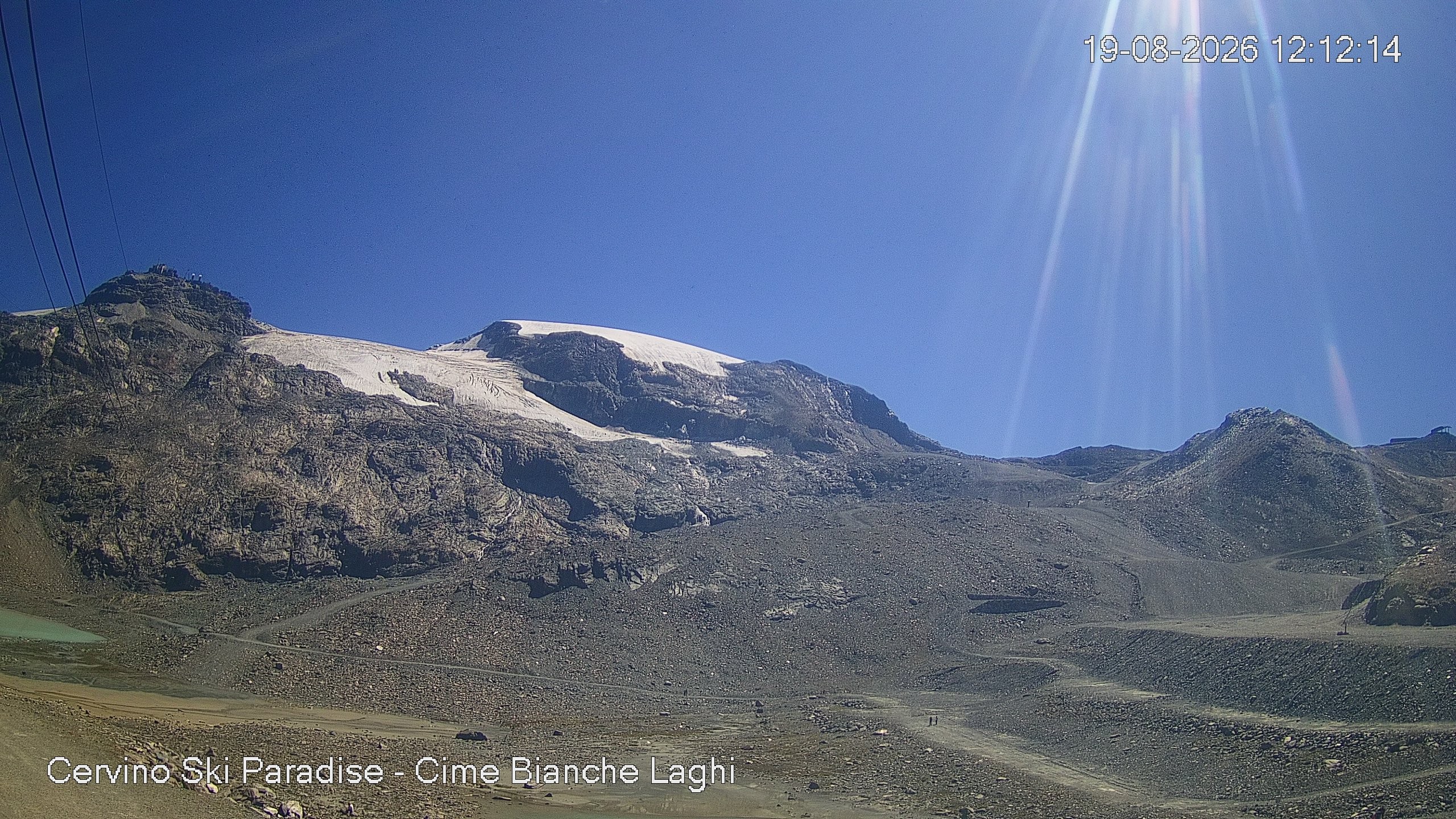 Archiv Foto Webcam Cervinia - Cime Bianche Laghi