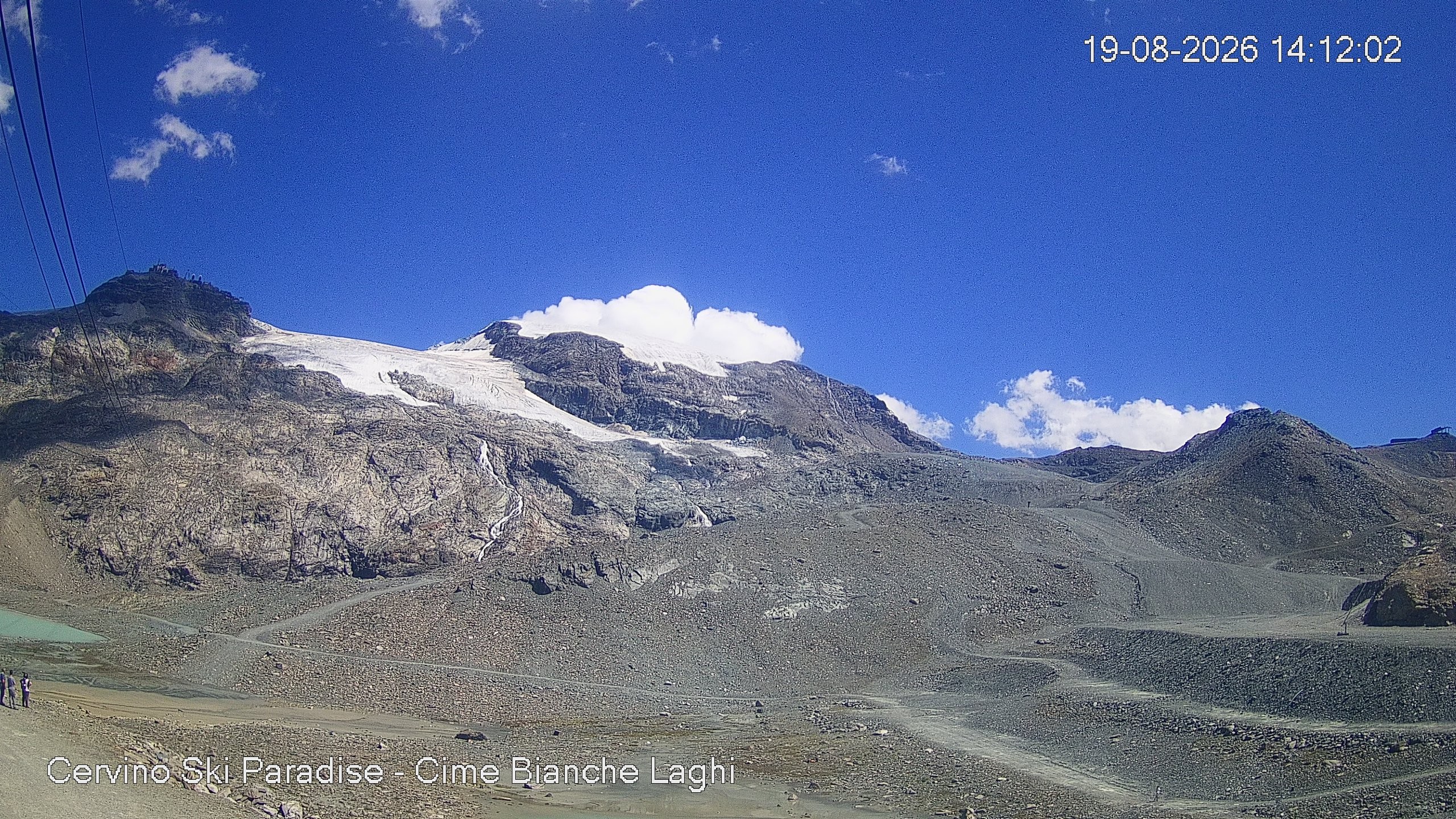 Archiv Foto Webcam Cervinia - Cime Bianche Laghi