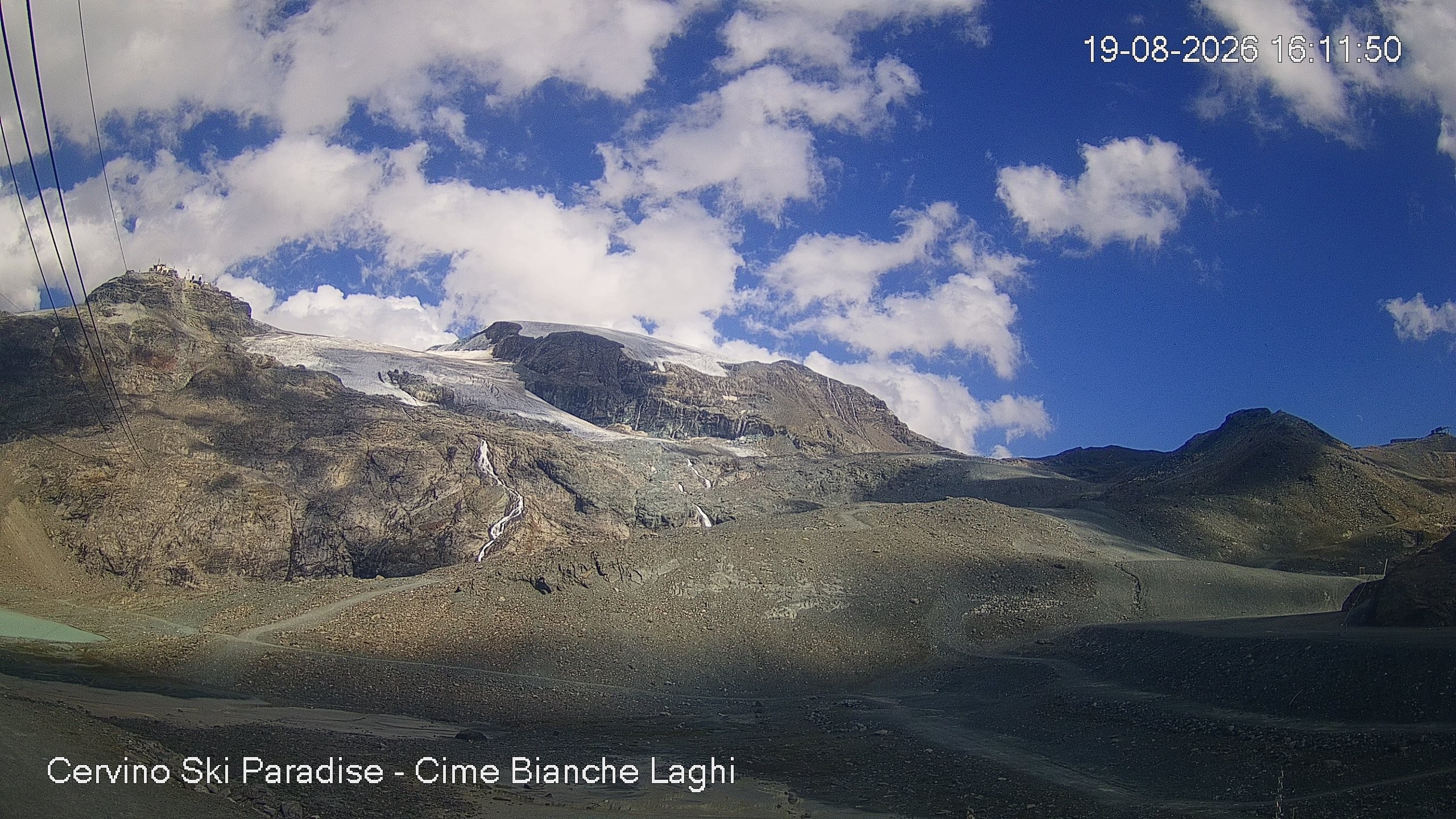 Archiv Foto Webcam Cervinia - Cime Bianche Laghi