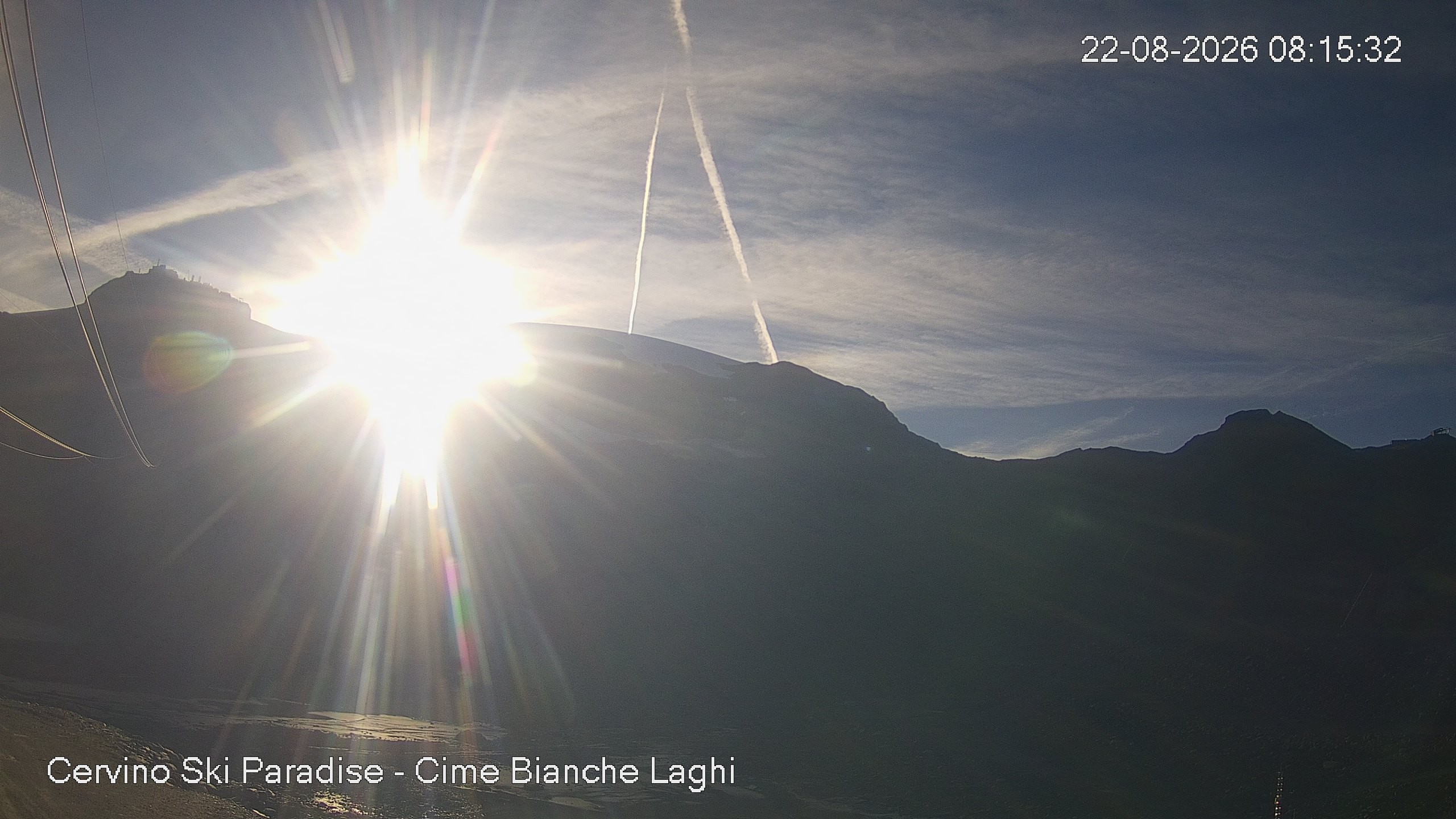 Archiv Foto Webcam Cervinia - Cime Bianche Laghi