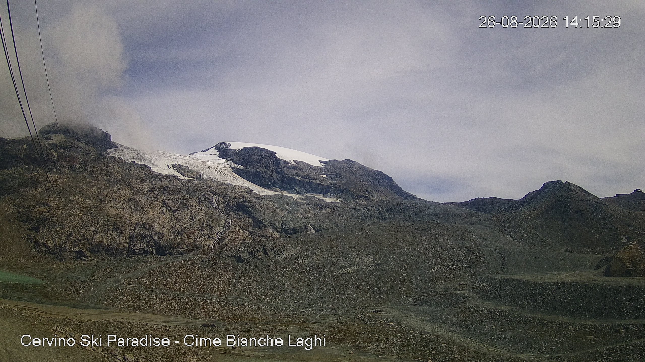 Archiv Foto Webcam Cervinia - Cime Bianche Laghi