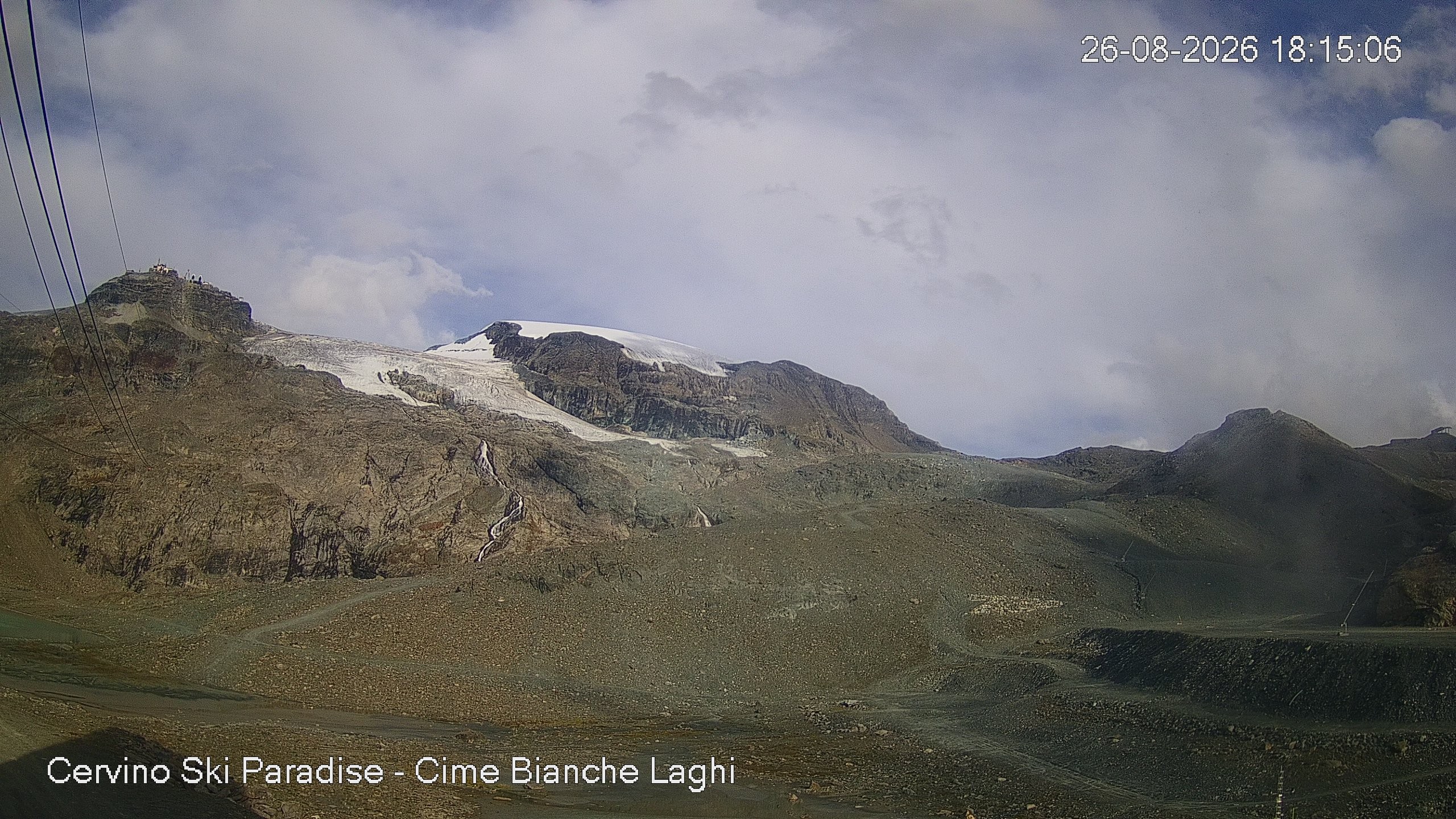 Archiv Foto Webcam Cervinia - Cime Bianche Laghi