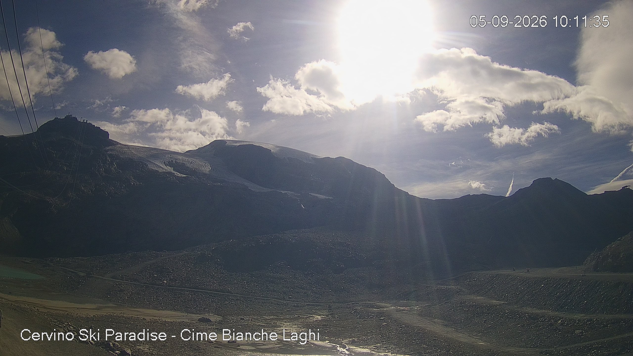 Archiv Foto Webcam Cervinia - Cime Bianche Laghi