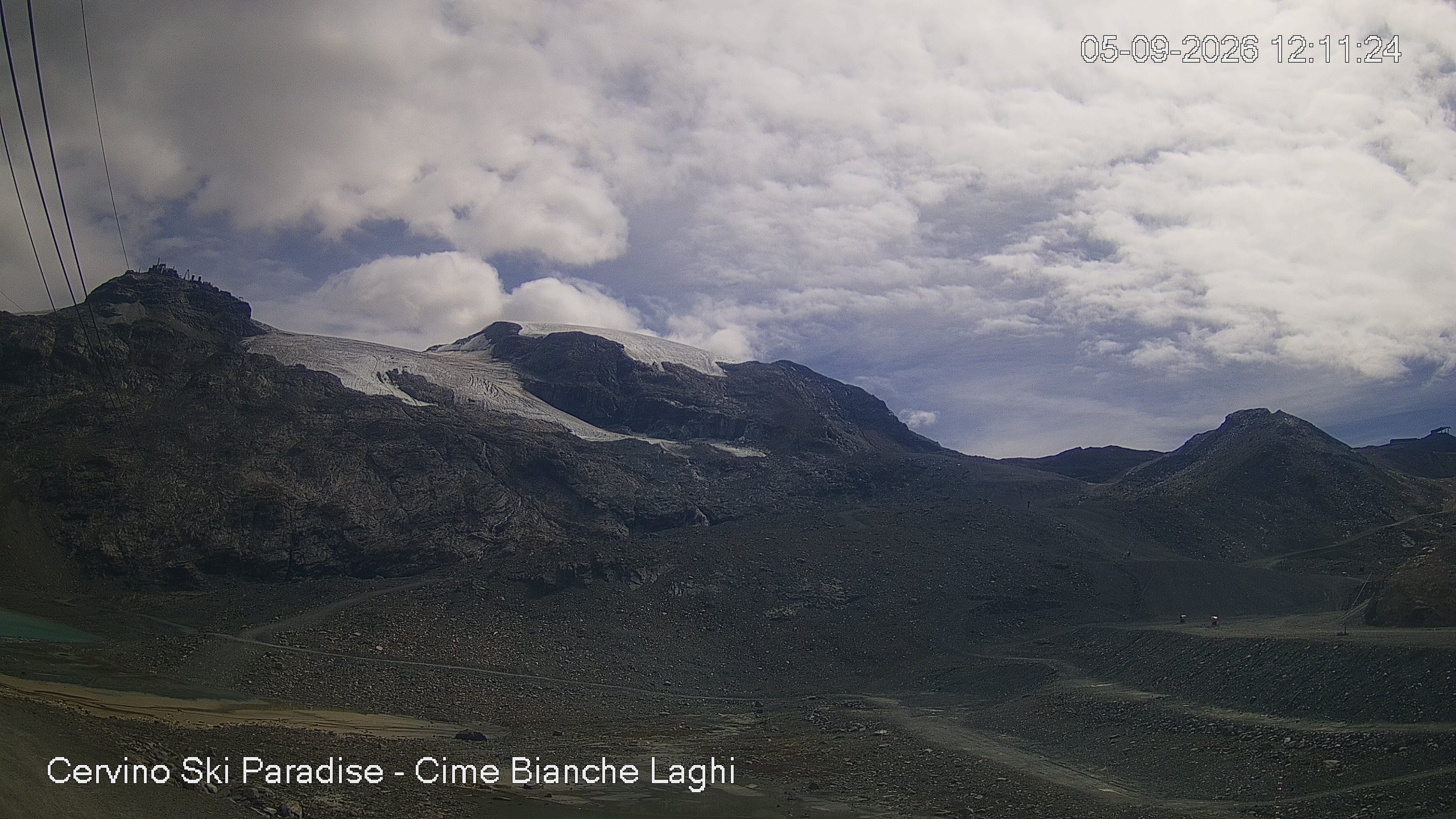 Archiv Foto Webcam Cervinia - Cime Bianche Laghi