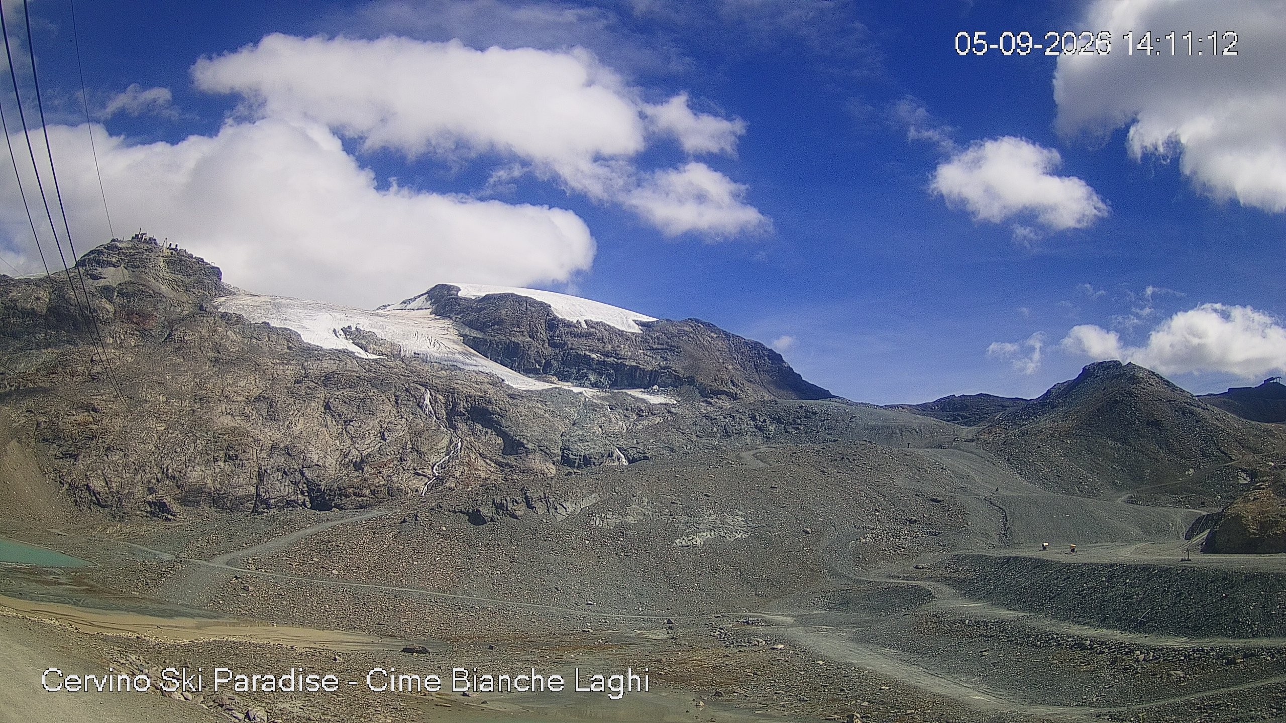 Archiv Foto Webcam Cervinia - Cime Bianche Laghi
