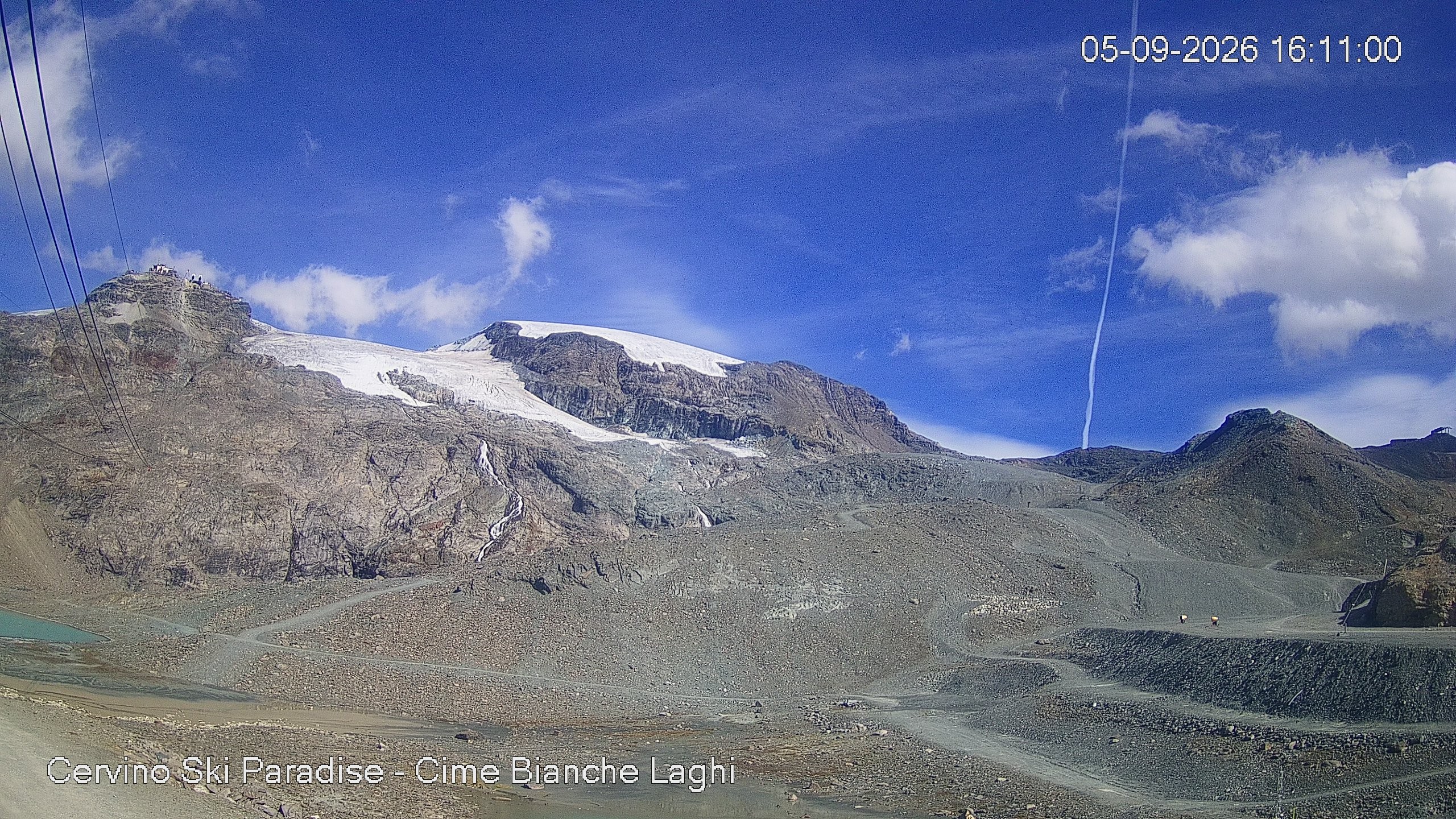 Archiv Foto Webcam Cervinia - Cime Bianche Laghi