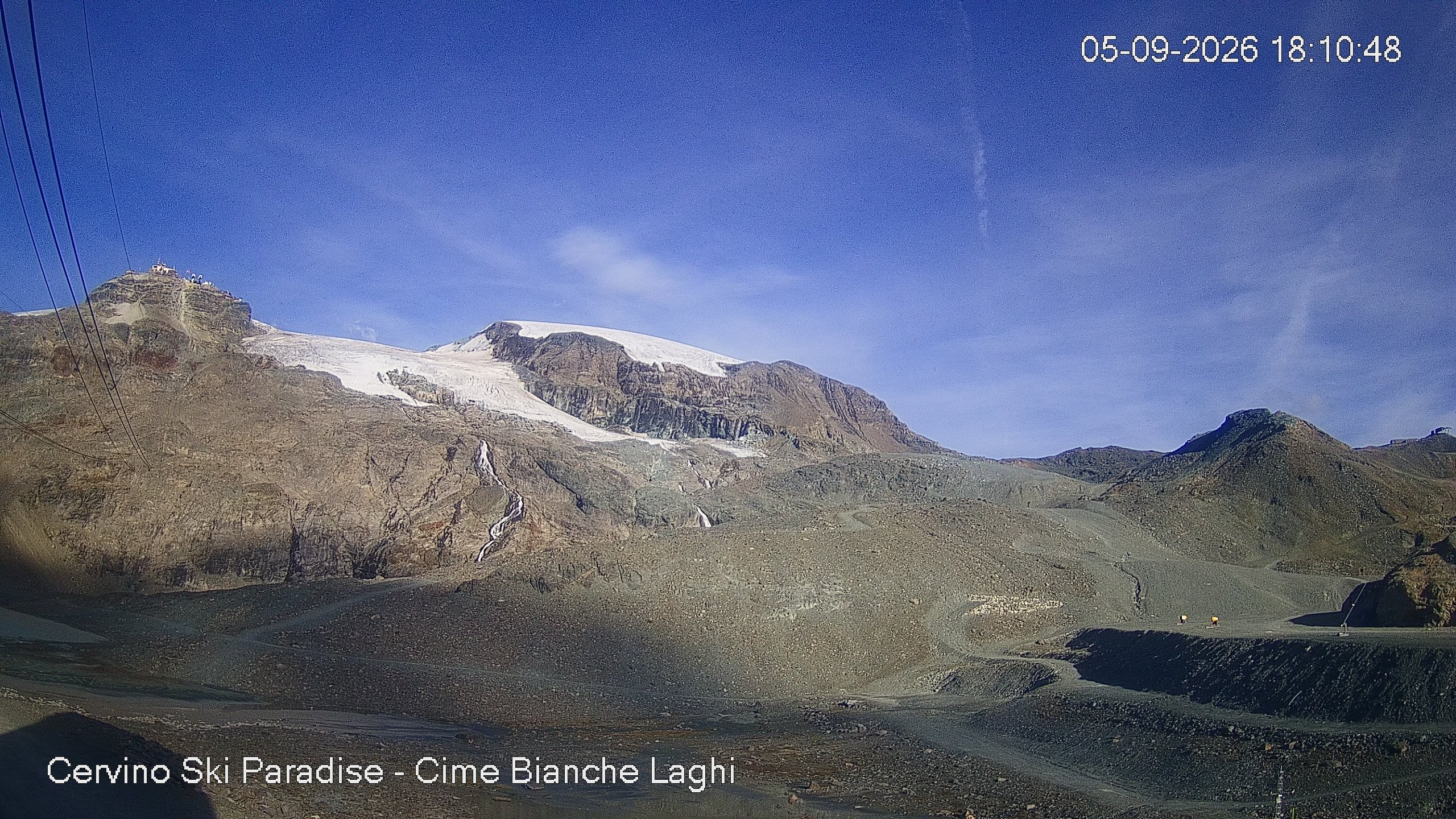 Archiv Foto Webcam Cervinia - Cime Bianche Laghi