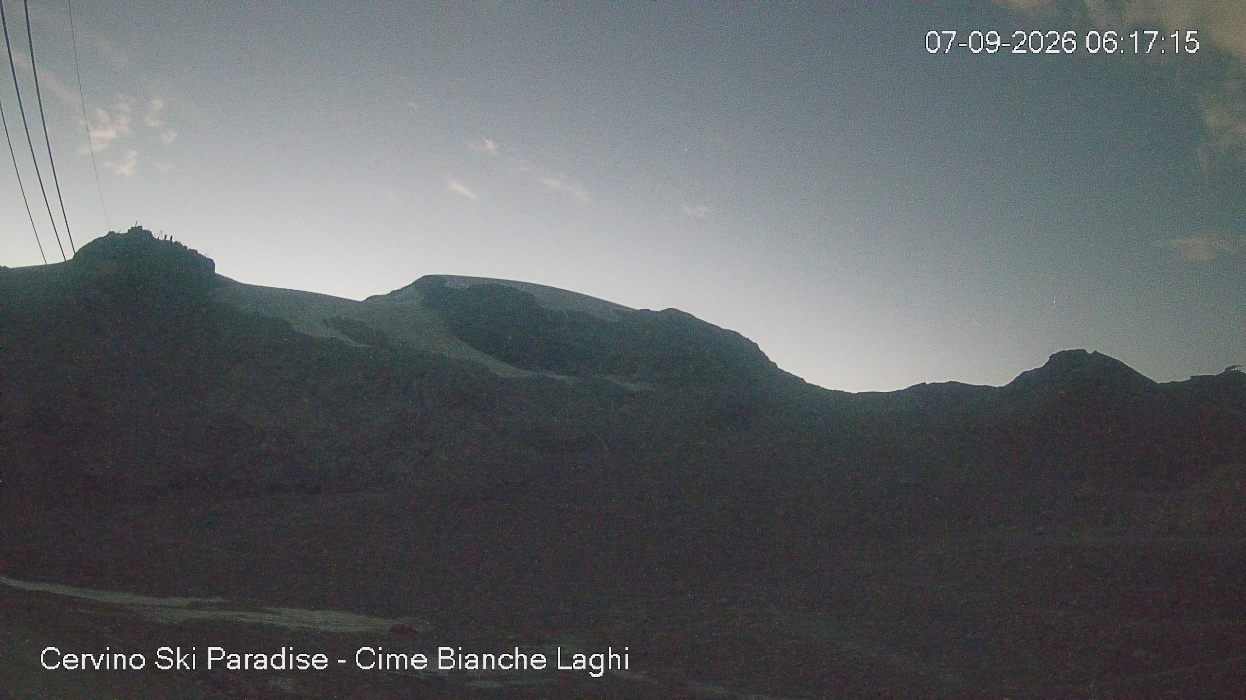 Archiv Foto Webcam Cervinia - Cime Bianche Laghi