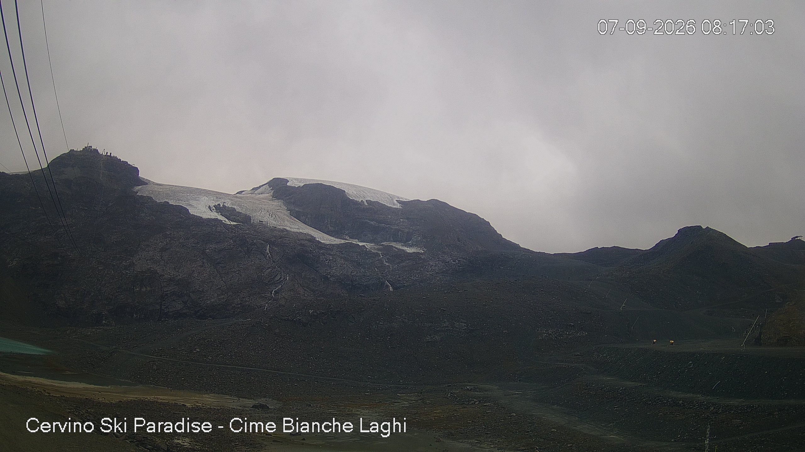 Archiv Foto Webcam Cervinia - Cime Bianche Laghi