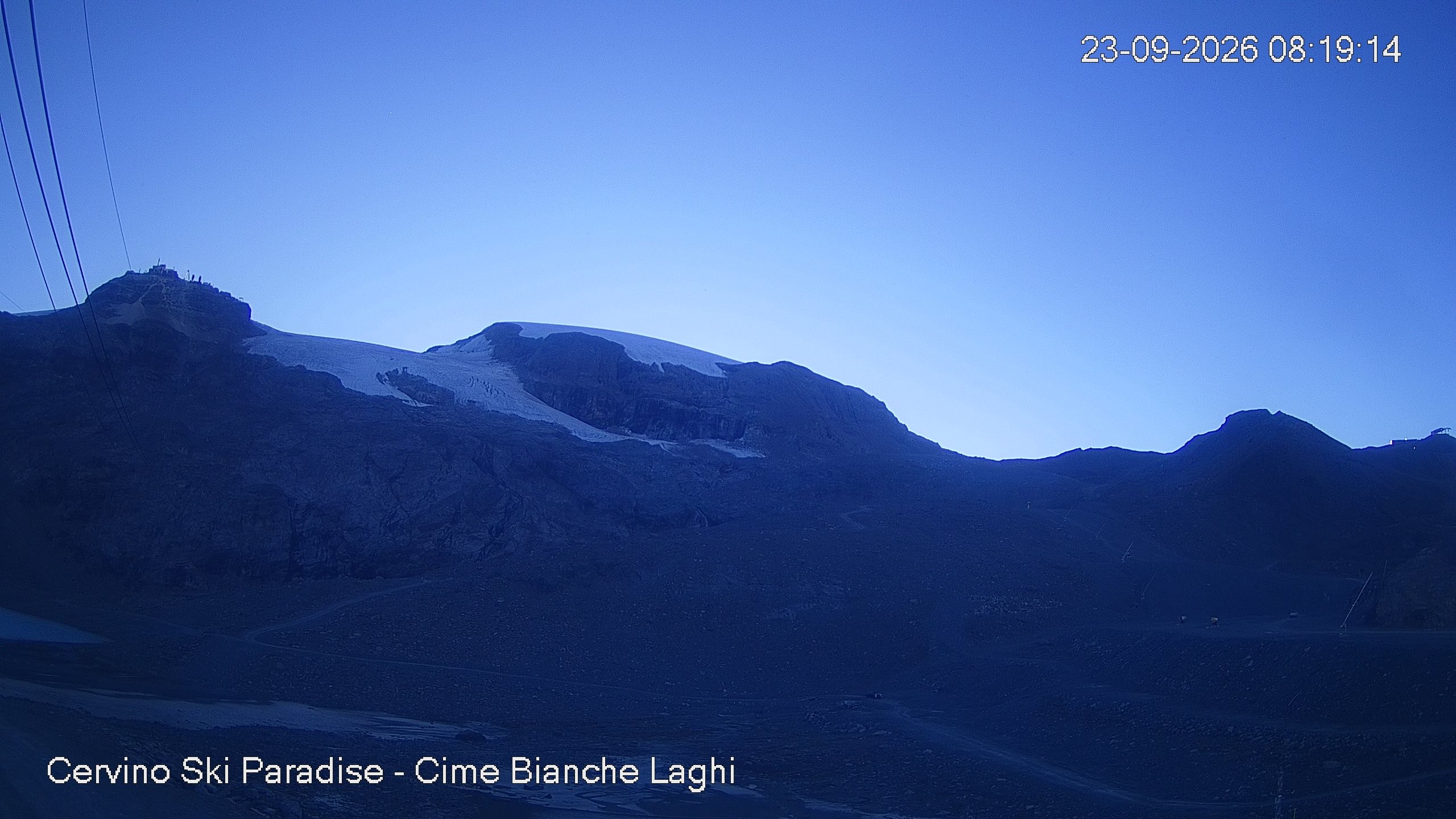 Archiv Foto Webcam Cervinia - Cime Bianche Laghi