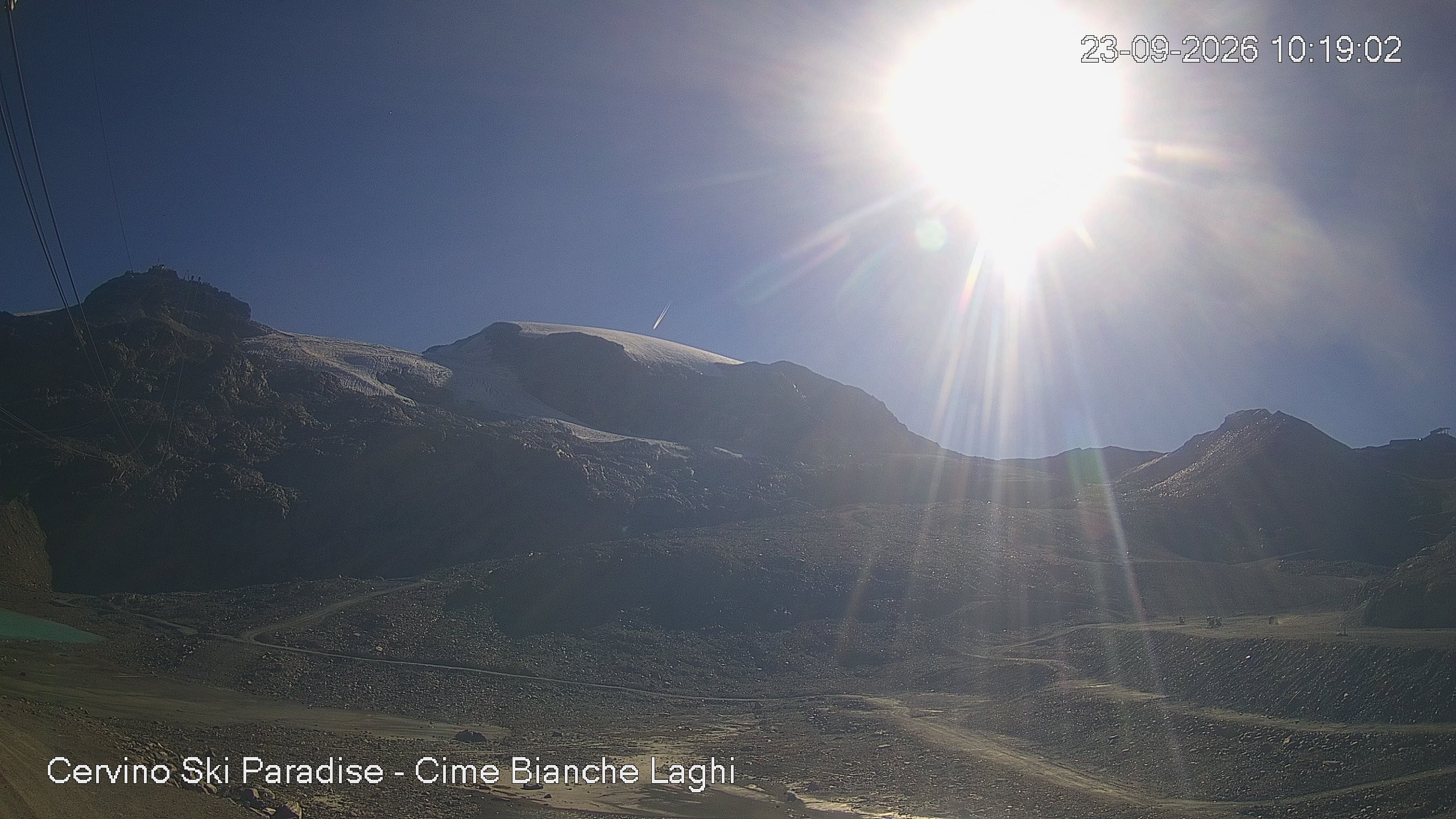 Archiv Foto Webcam Cervinia - Cime Bianche Laghi