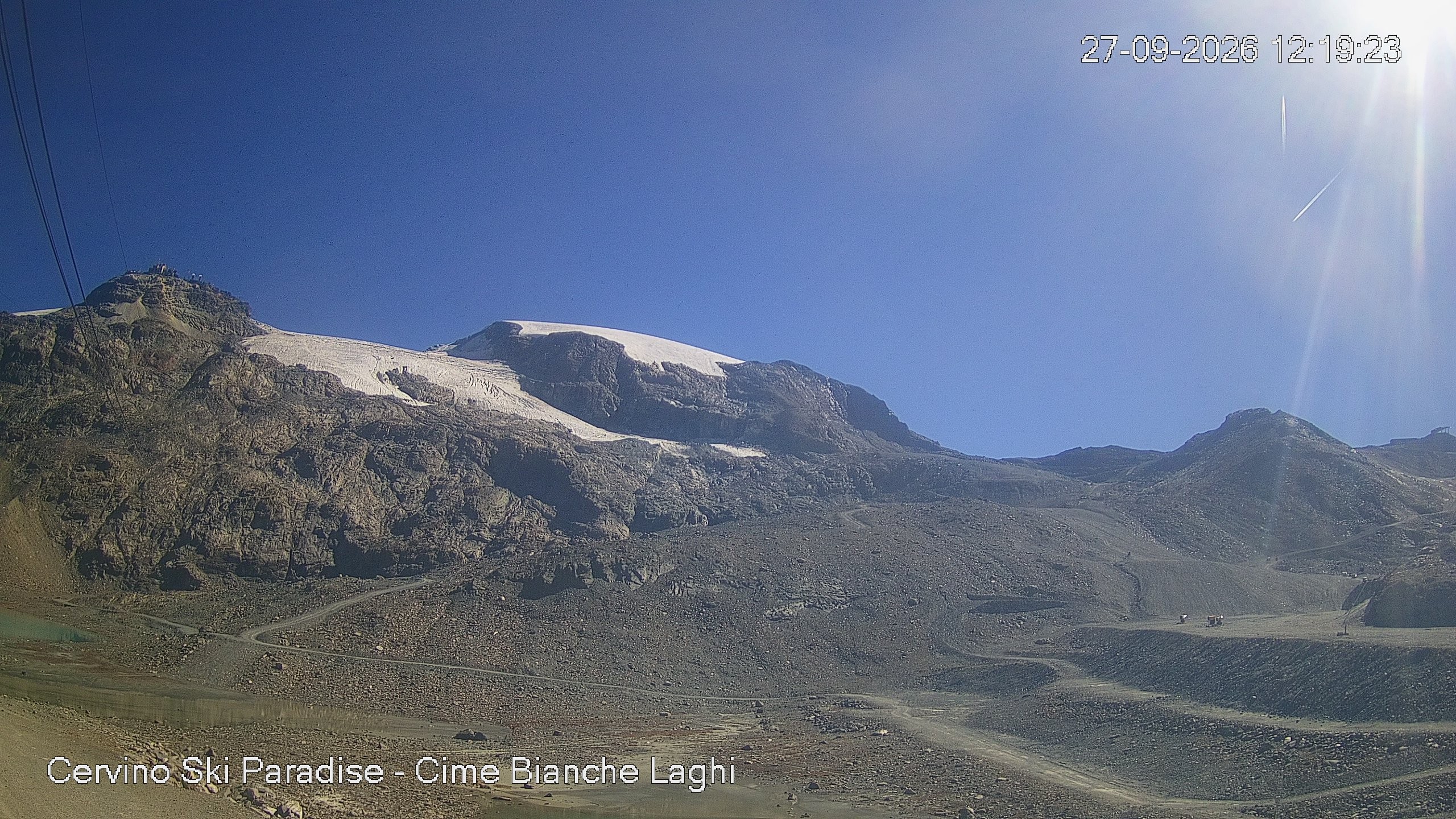 Archiv Foto Webcam Cervinia - Cime Bianche Laghi