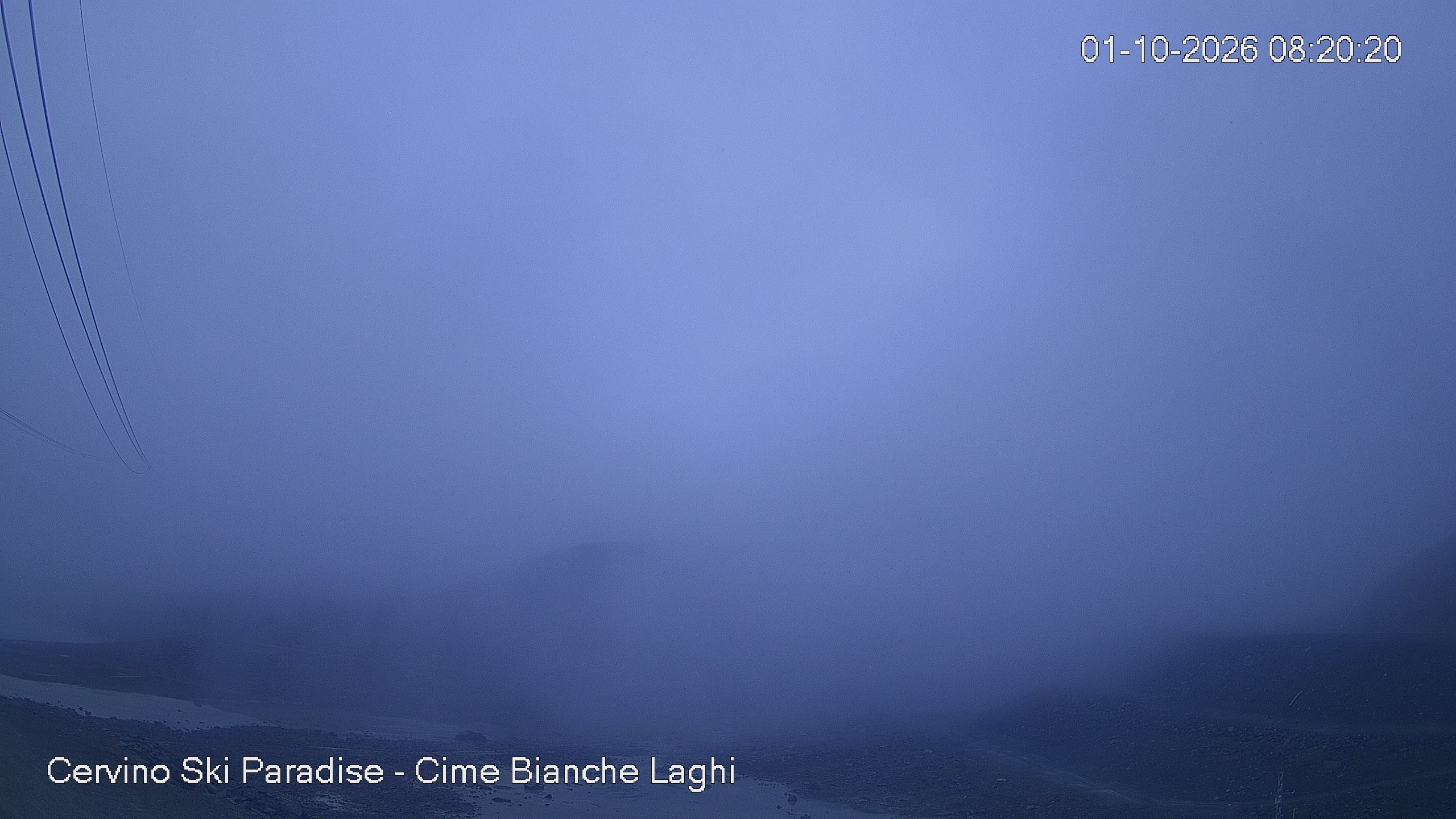 Archiv Foto Webcam Cervinia - Cime Bianche Laghi