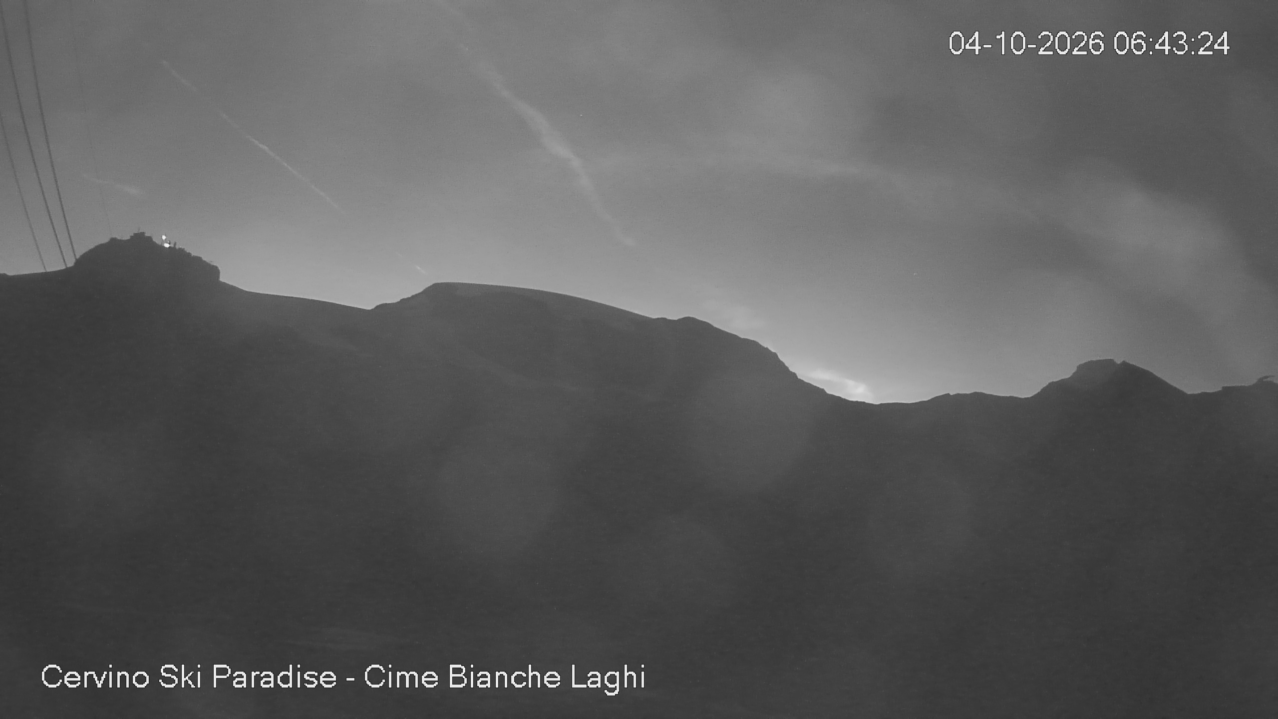 Archiv Foto Webcam Cervinia - Cime Bianche Laghi
