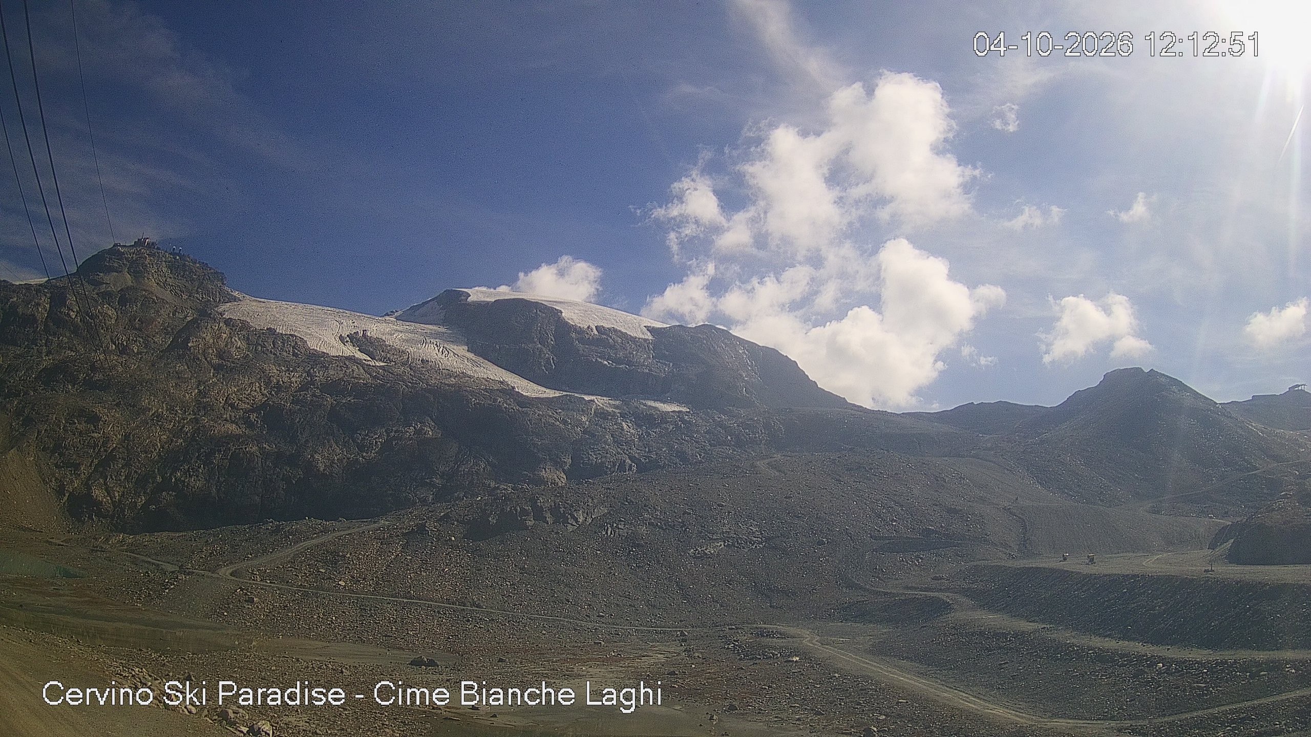 Archiv Foto Webcam Cervinia - Cime Bianche Laghi