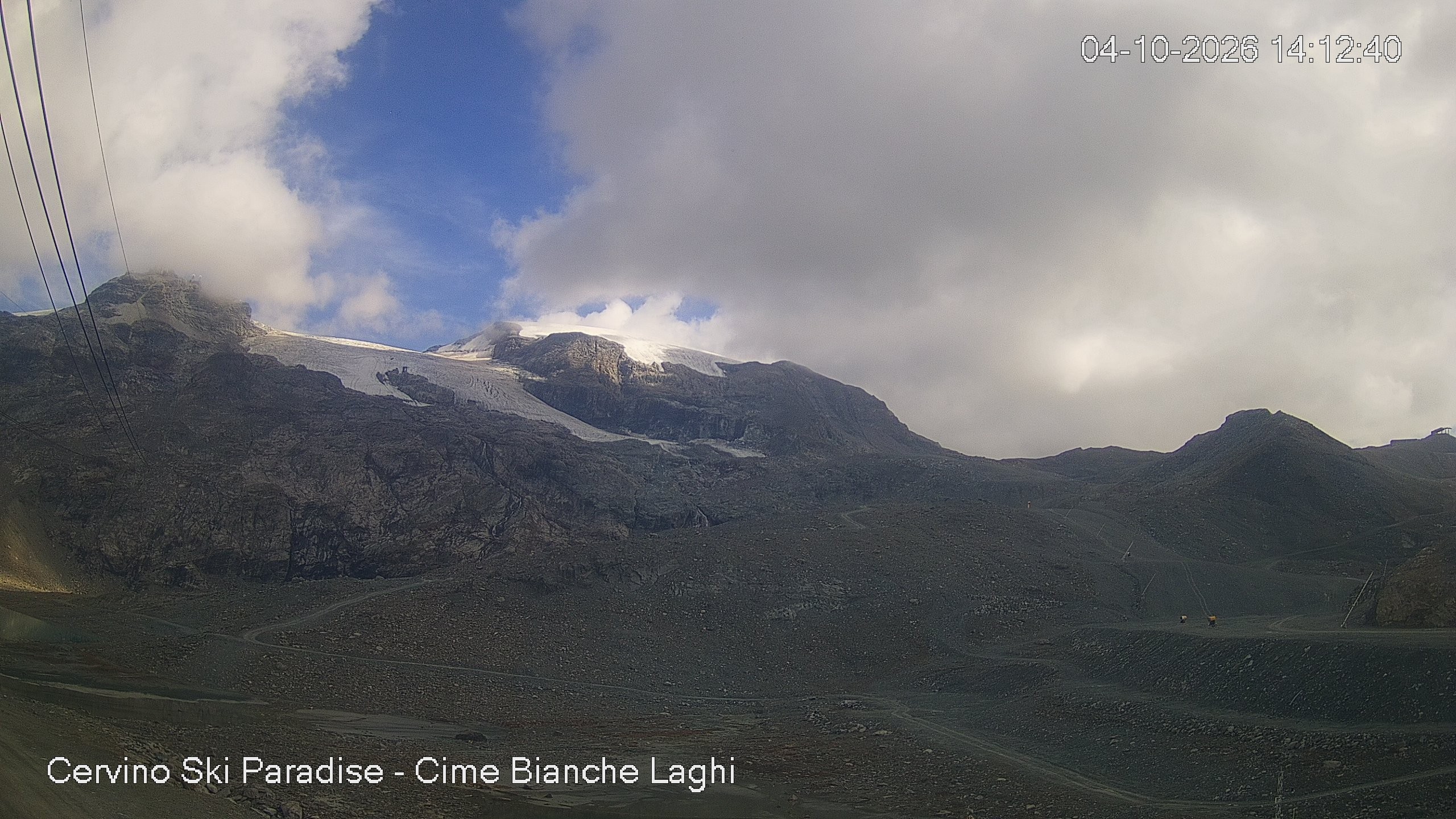 Archiv Foto Webcam Cervinia - Cime Bianche Laghi