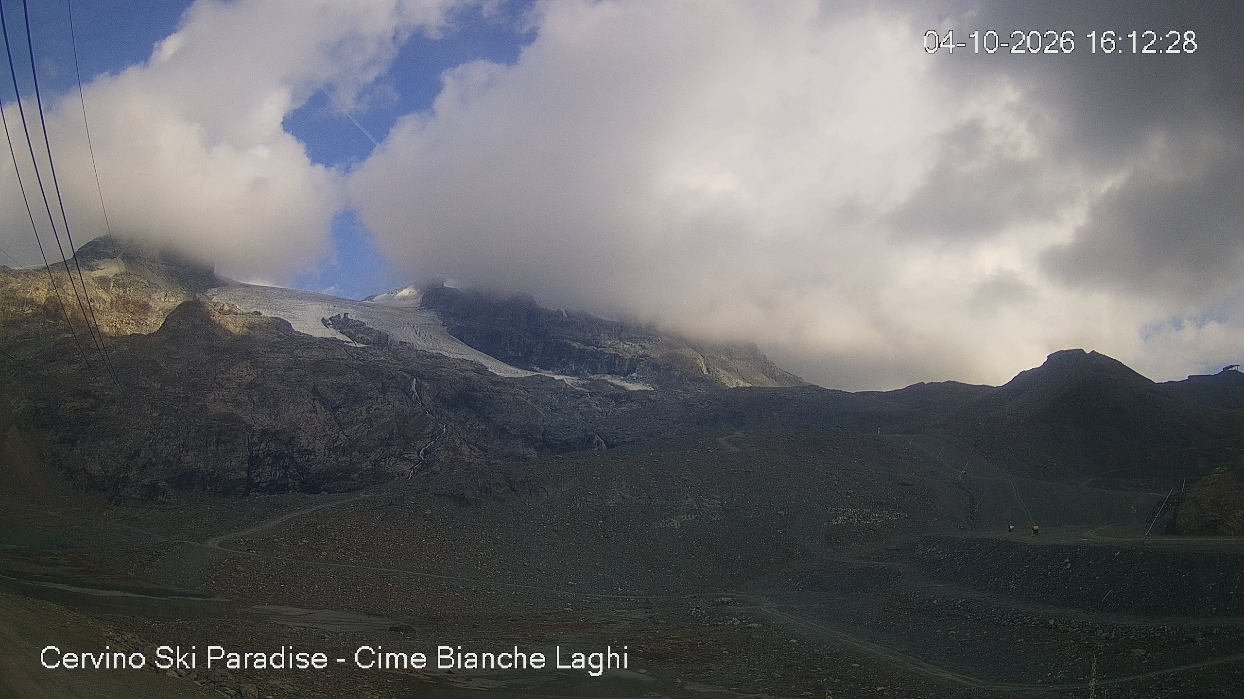 Archiv Foto Webcam Cervinia - Cime Bianche Laghi