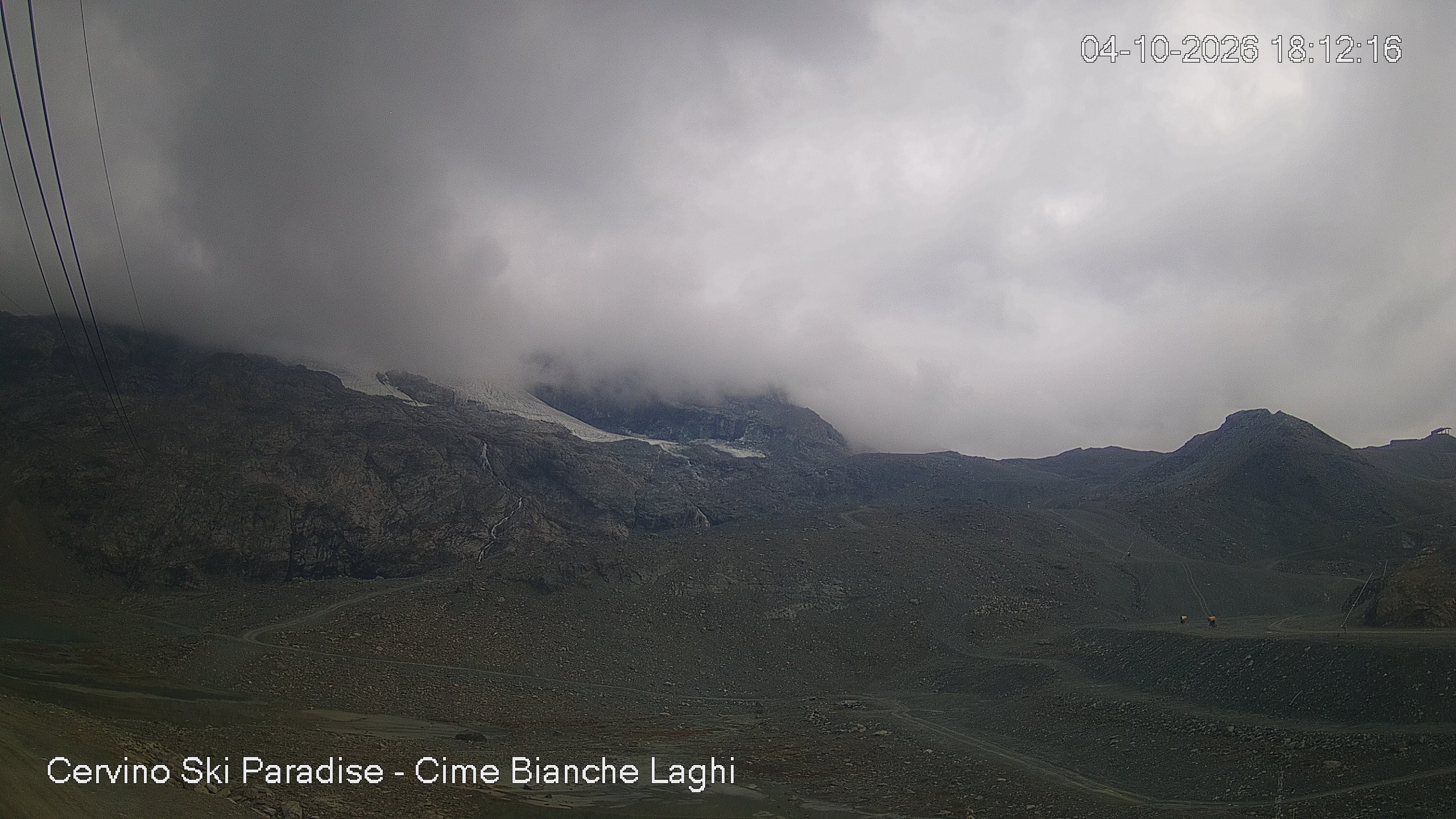 Archiv Foto Webcam Cervinia - Cime Bianche Laghi
