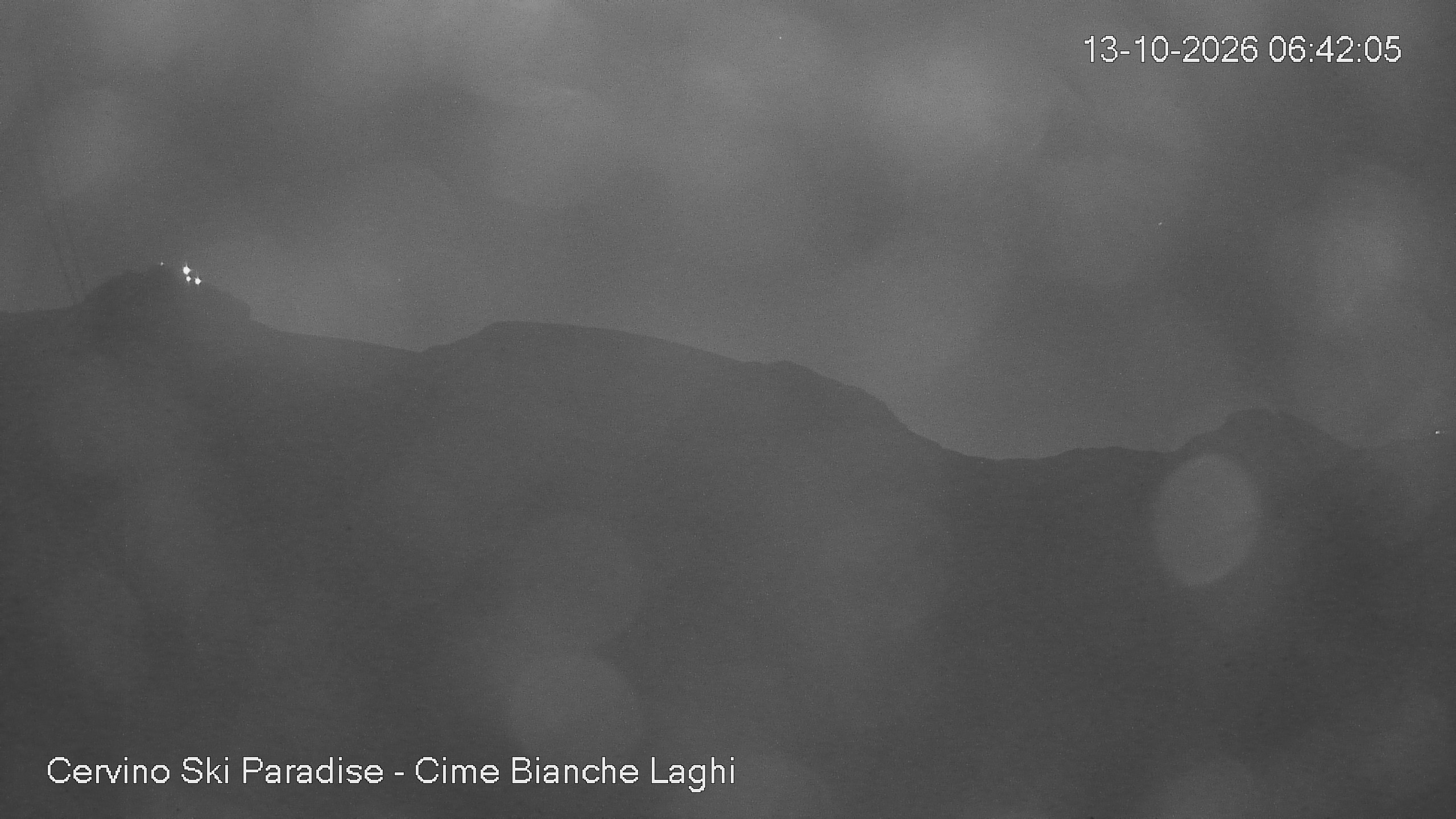 Archiv Foto Webcam Cervinia - Cime Bianche Laghi